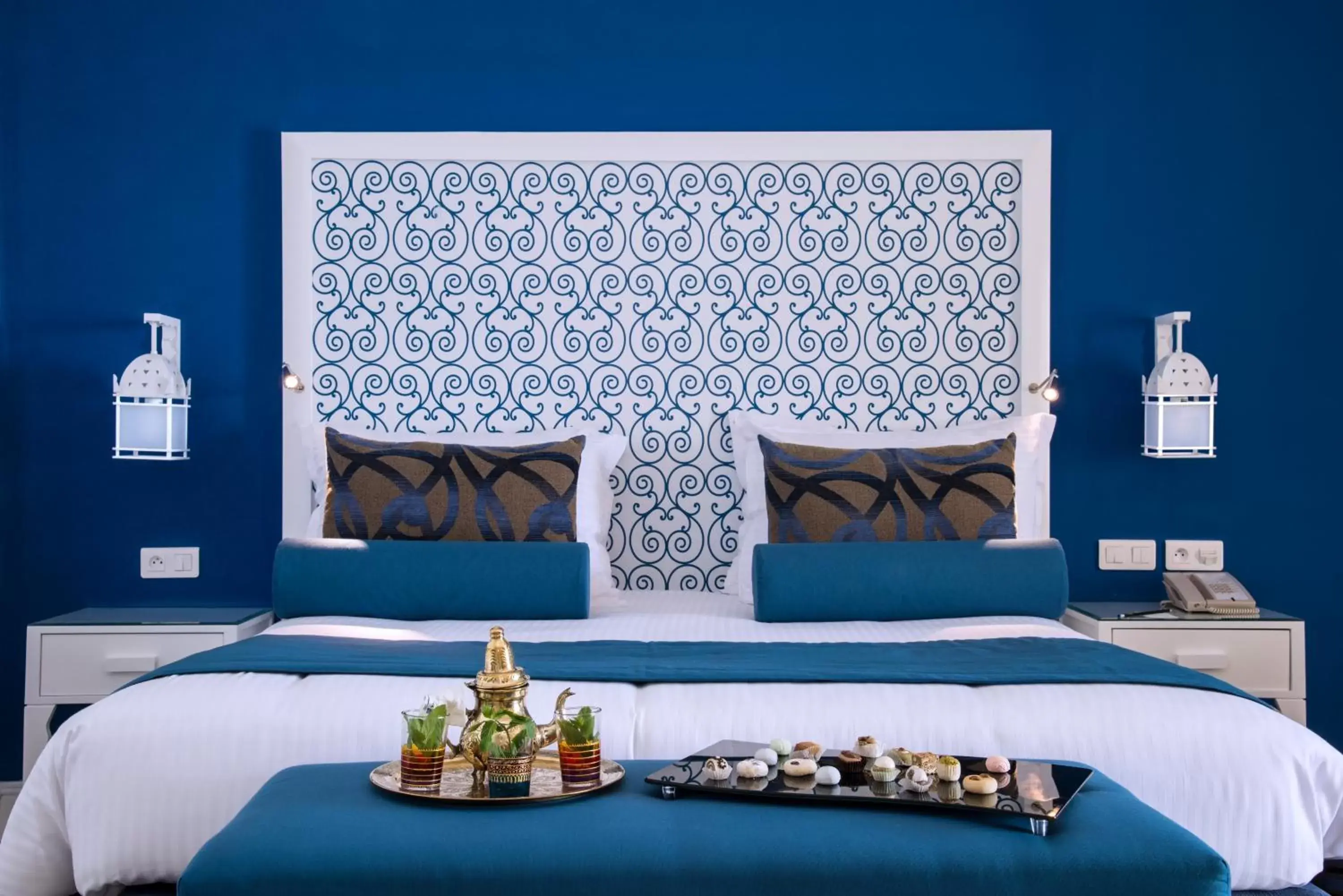 Bed in Radisson Blu Resort & Thalasso Hammamet
