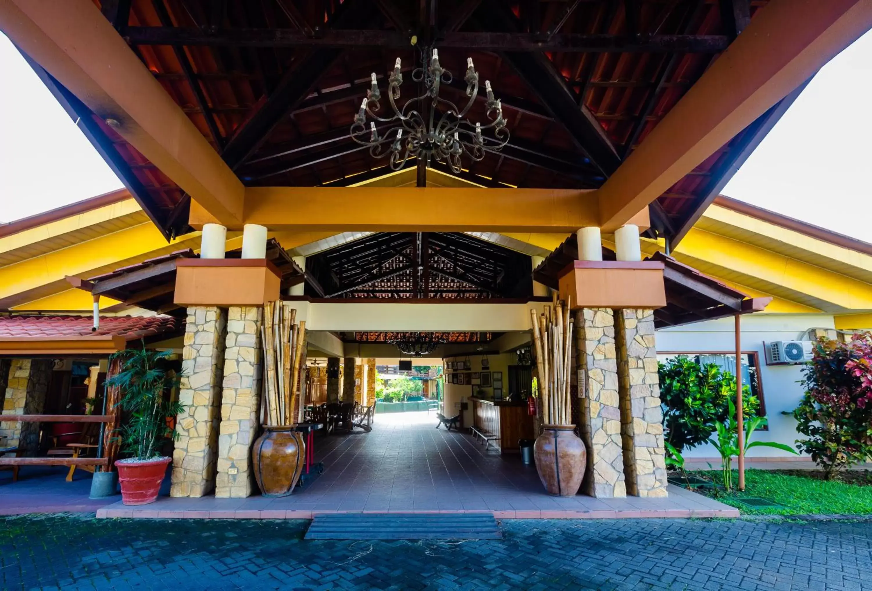 Facade/entrance in Amapola Resort