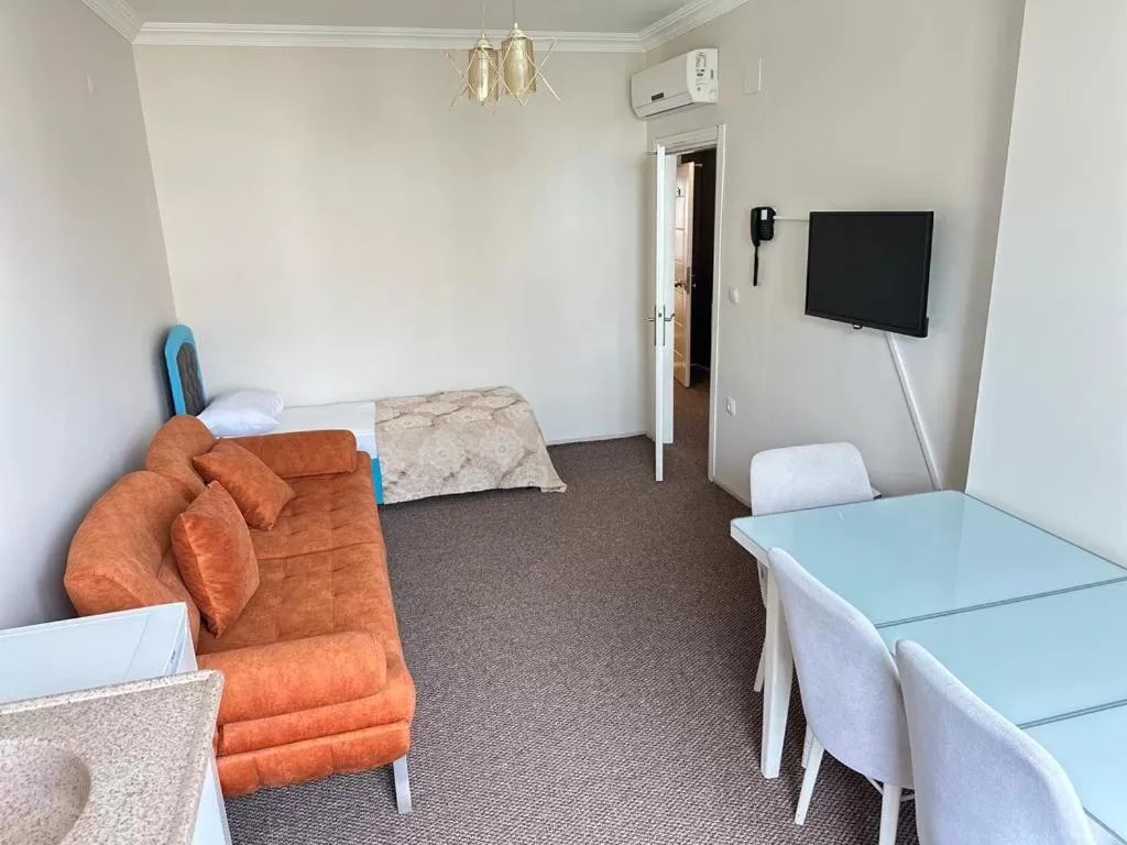 Seating Area in Bikka&Asell Suite Hotel