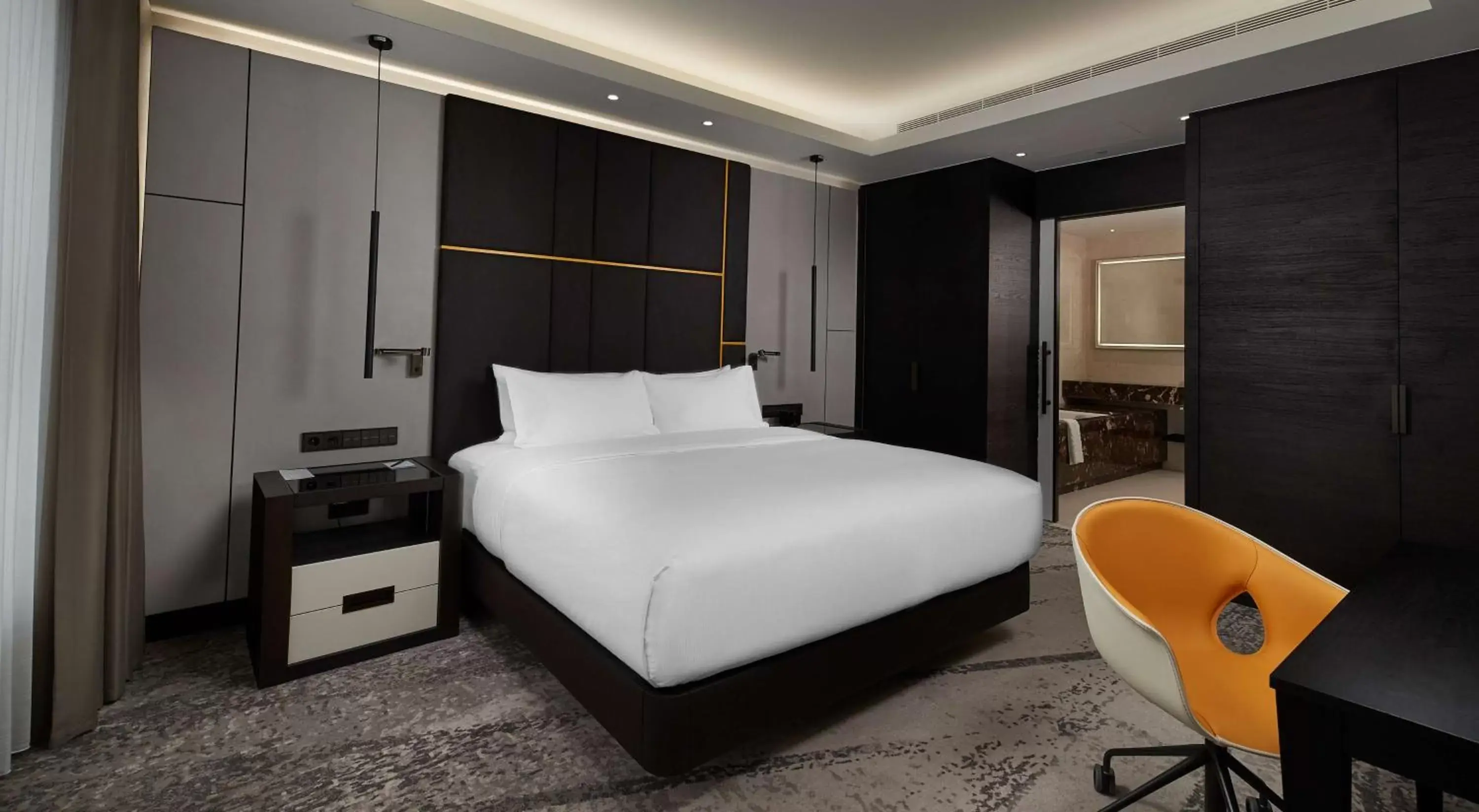 Bedroom, Bed in Hilton Belgrade