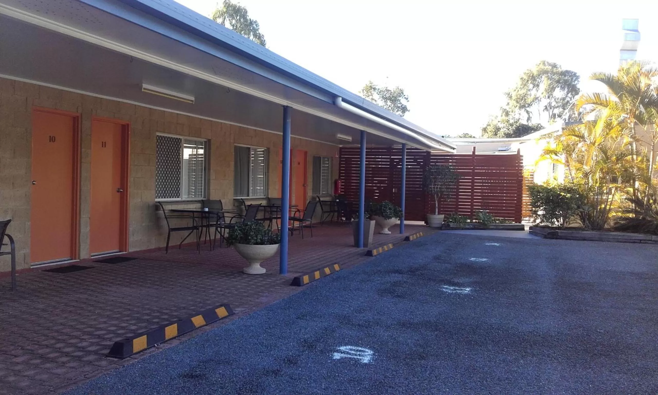 Patio in Mango Tree Motel