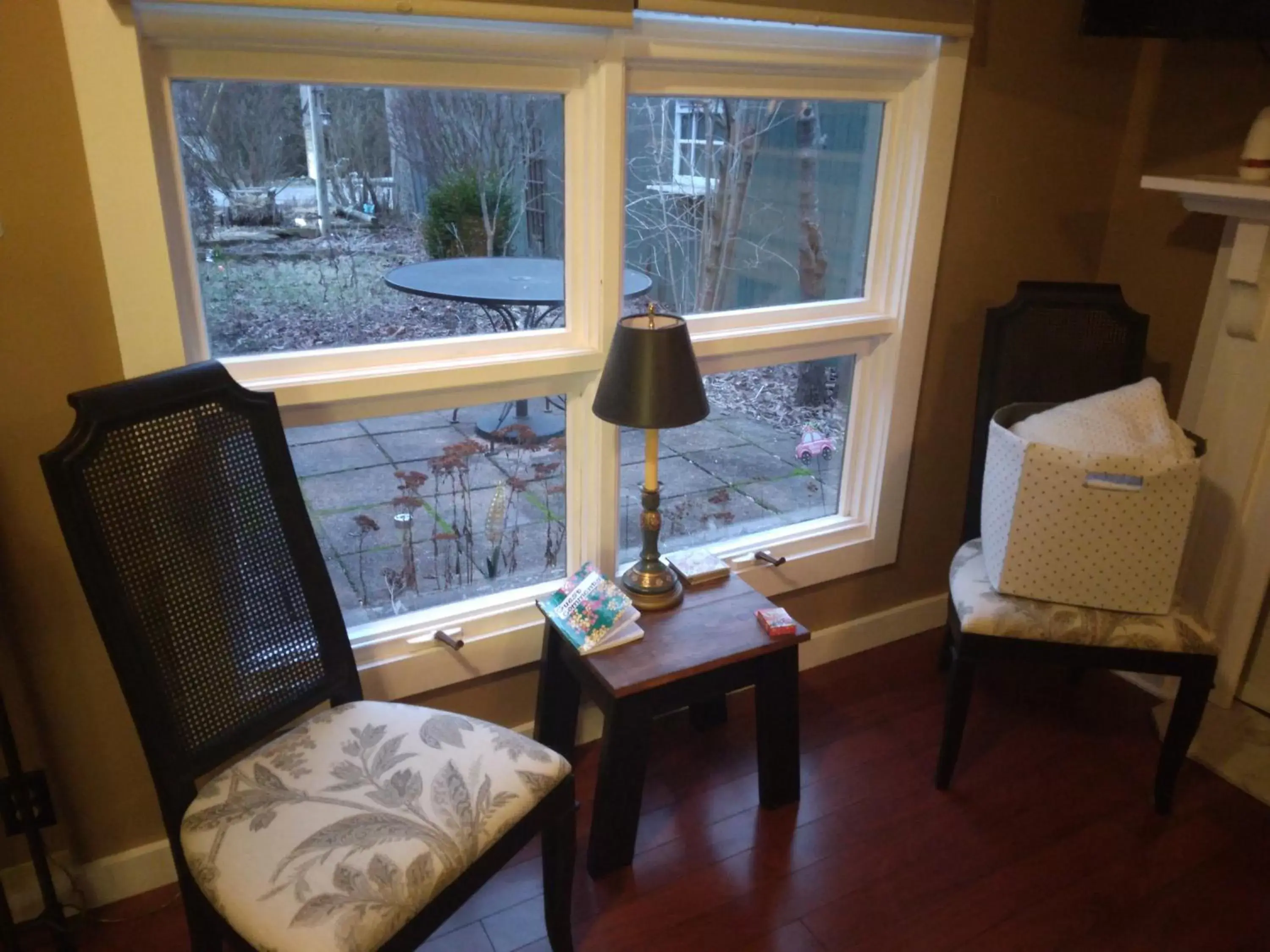 Seating Area in Betty Lous Garden