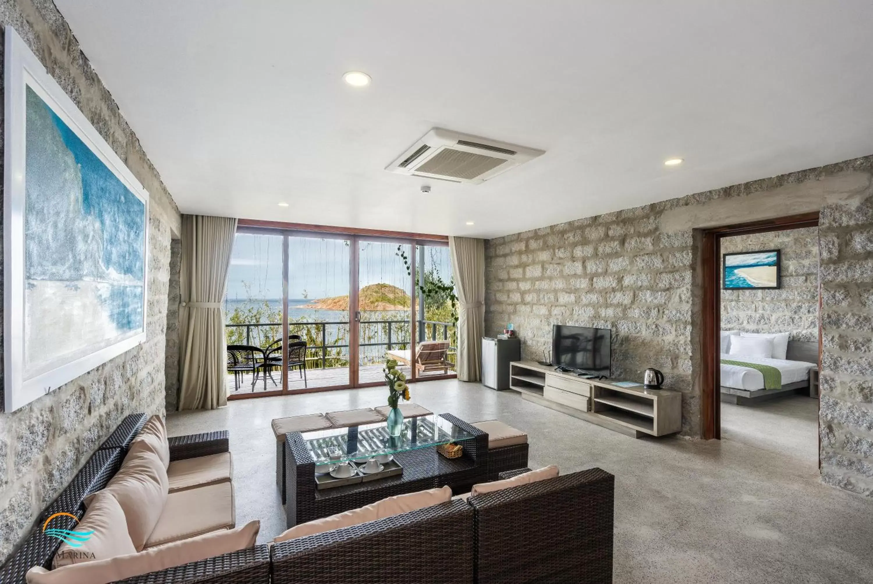 Living room, Seating Area in Casa Marina Resort
