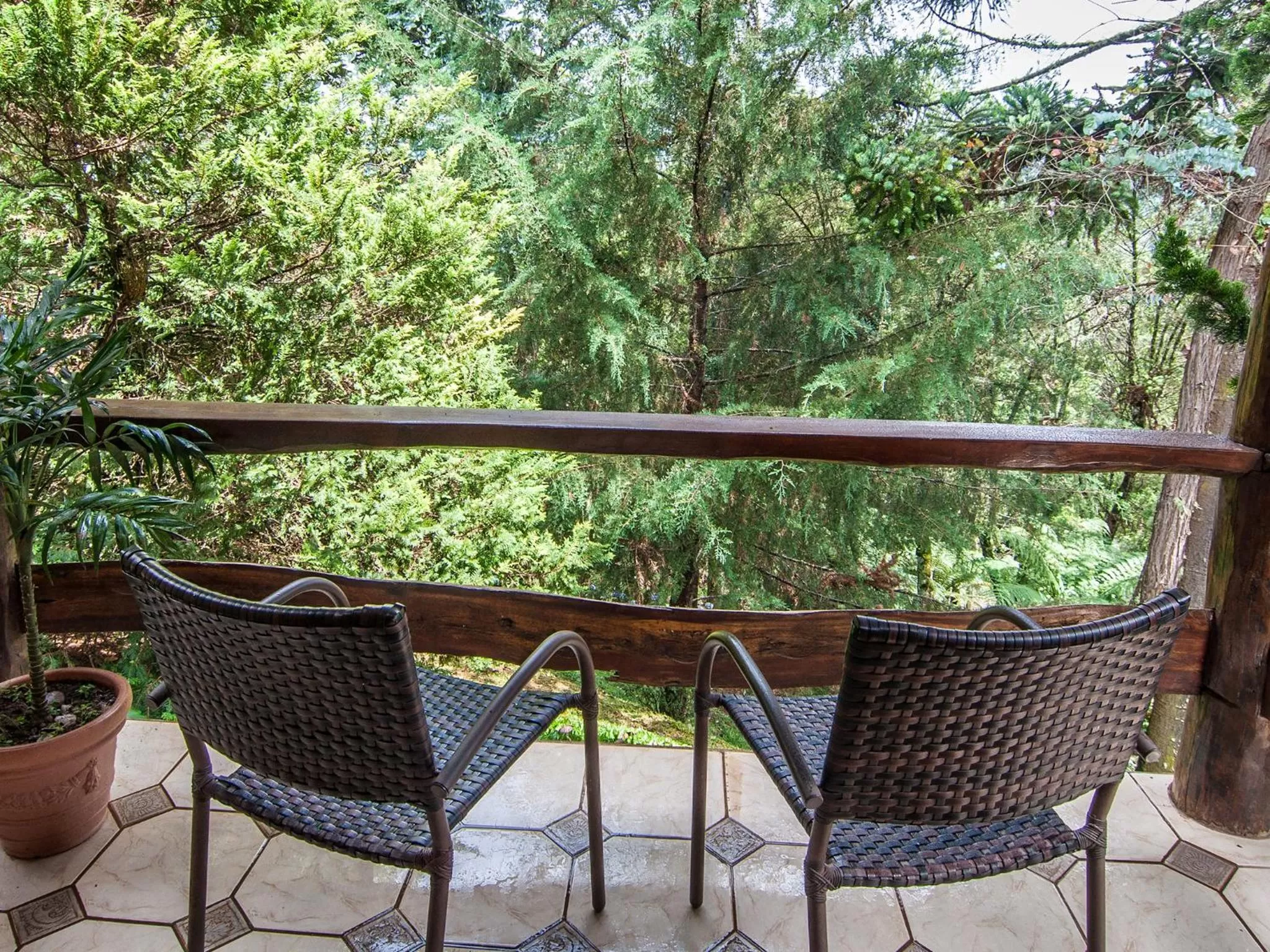 Balcony/Terrace in Pousada Ricanto Amore Mio