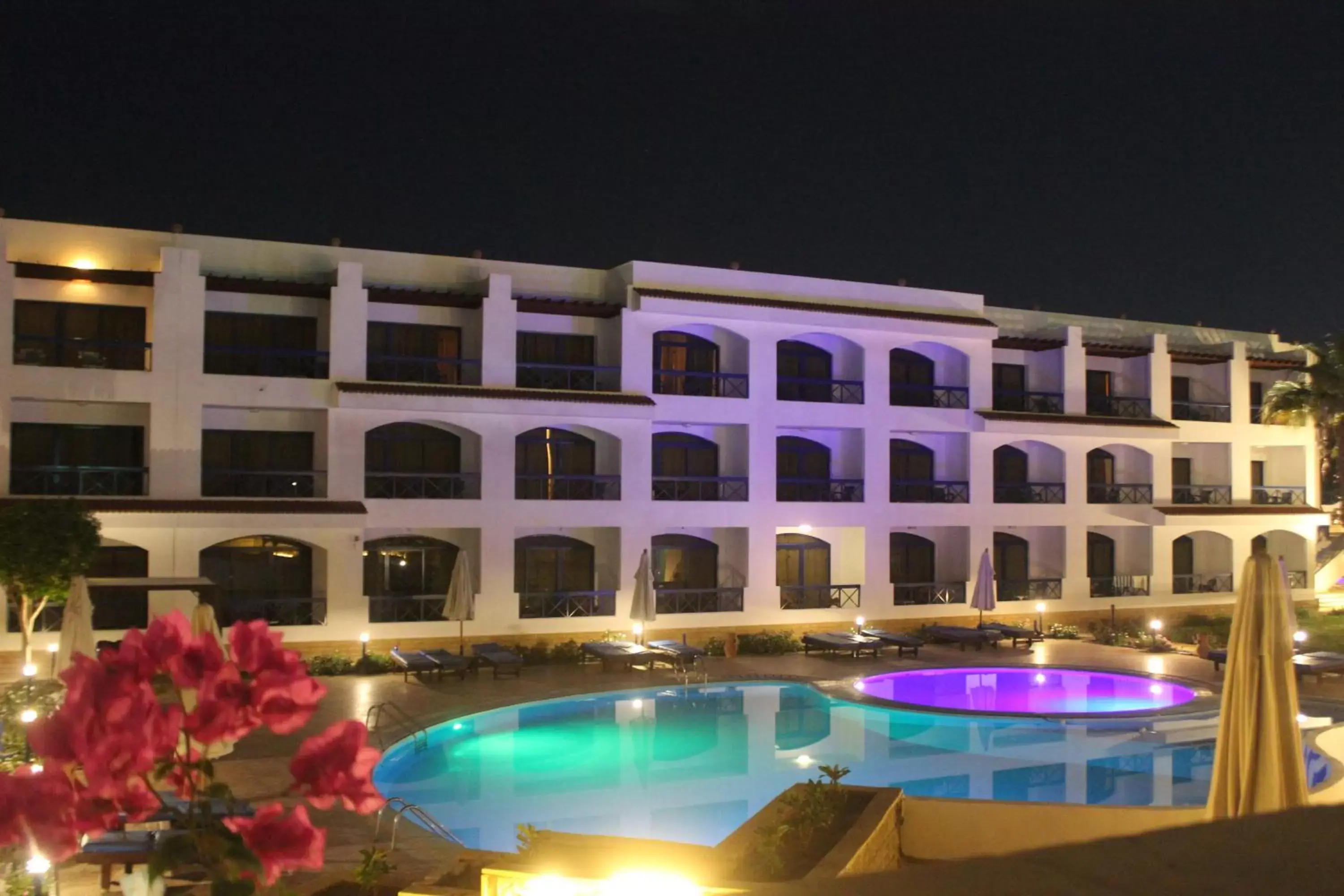 Night, Property Building in El Khan Sharm Hotel