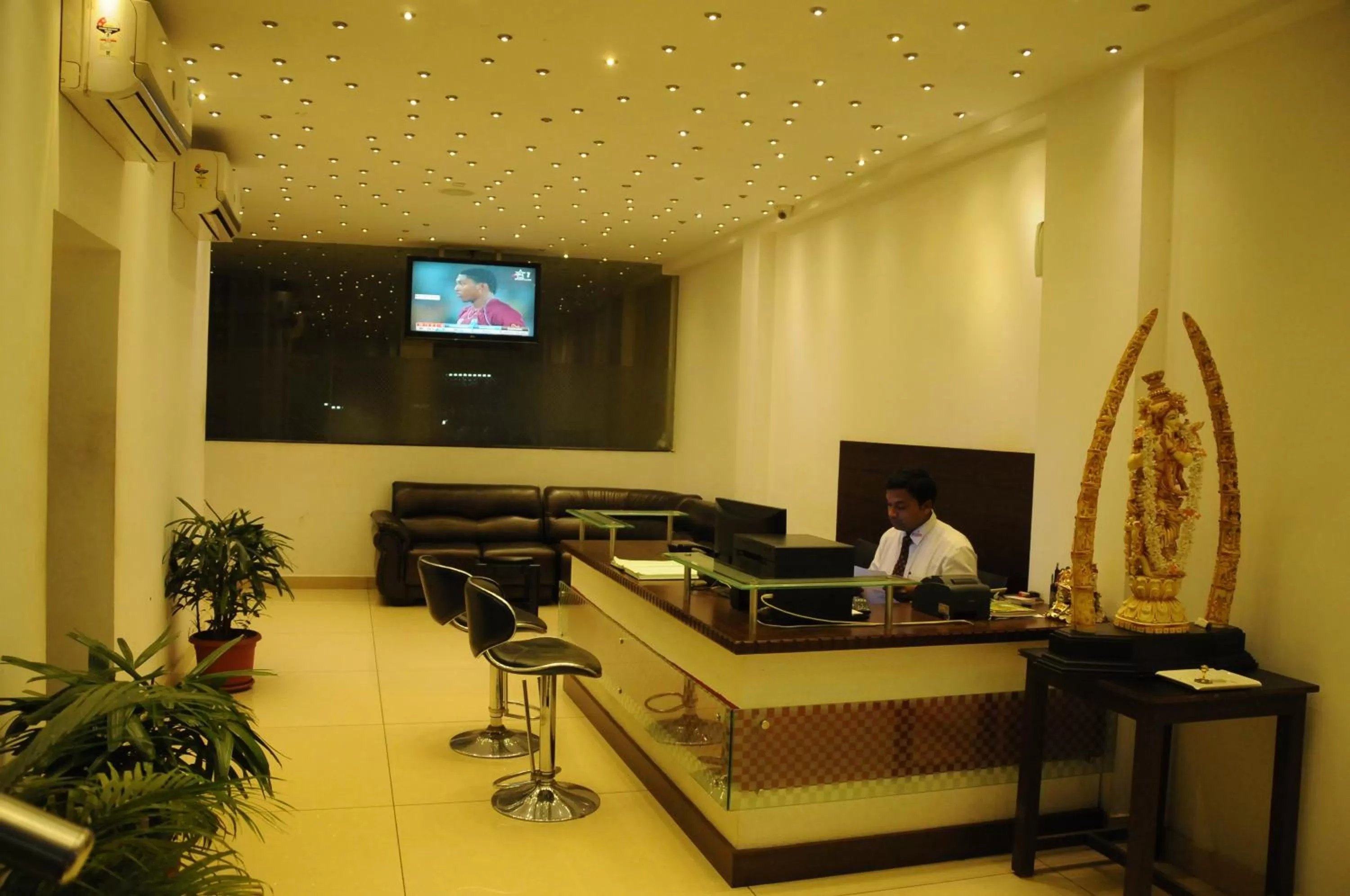 Lobby or reception in Hotel Sri Krishna Residency