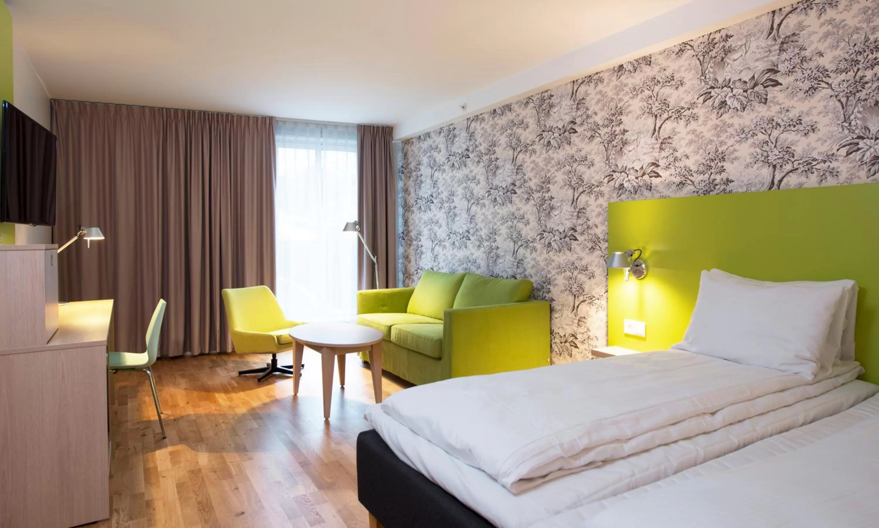 Photo of the whole room, Bed in Thon Hotel Sandven