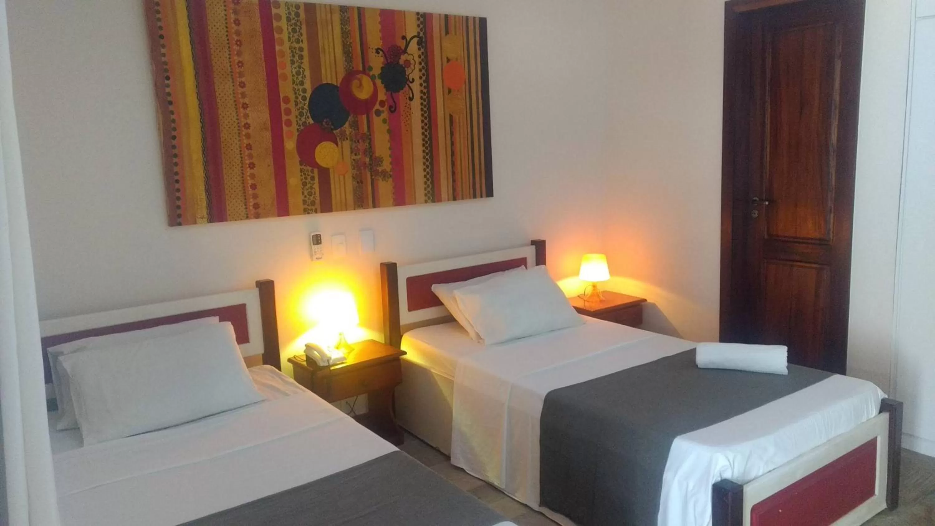 Bed in Hotel Pousada Salvador Paradise