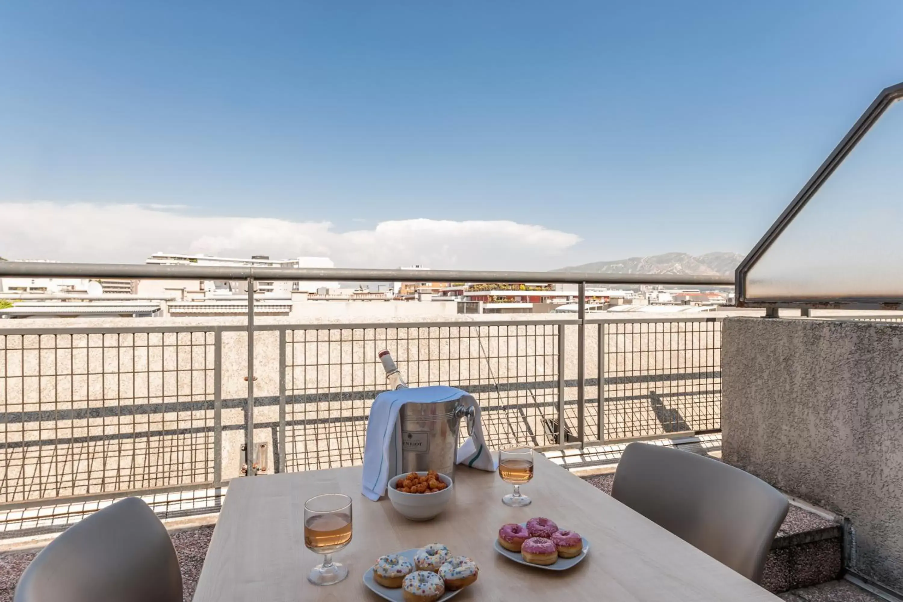 Balcony/Terrace in Residhotel Le Grand Prado