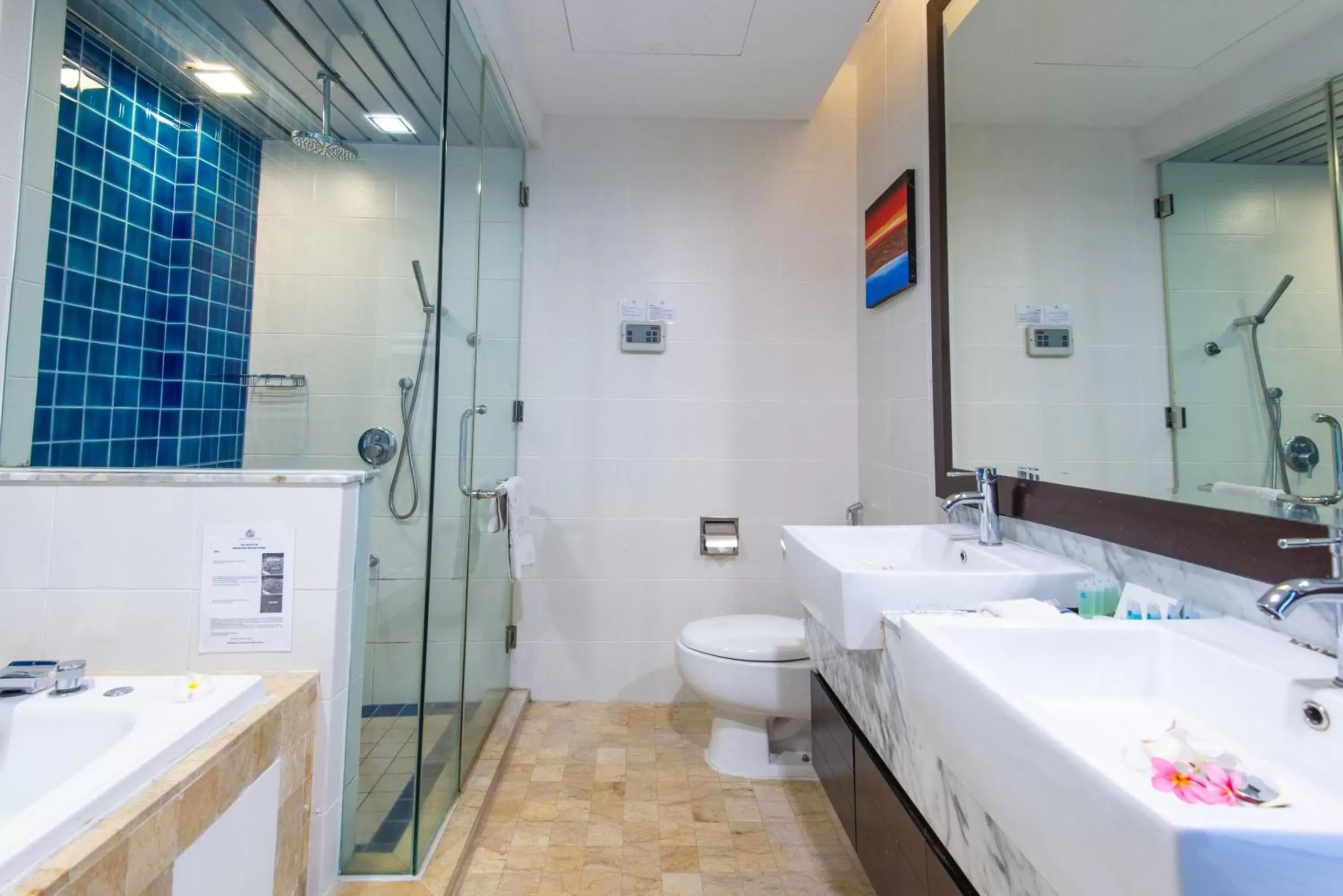 Bathroom in Sabah Beach Villas & Suites
