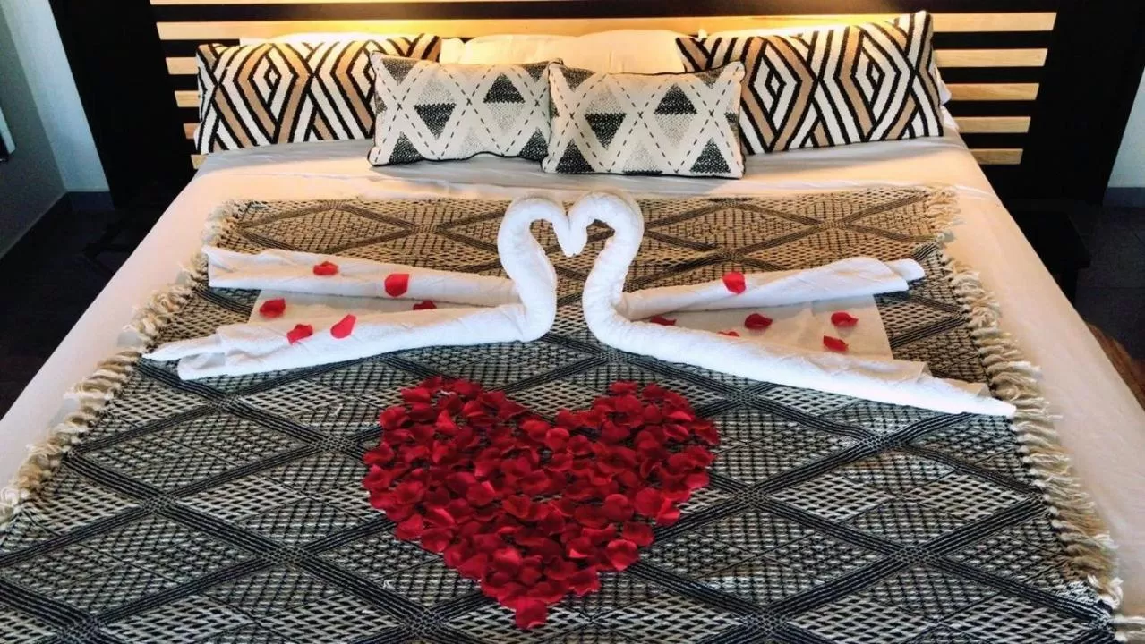 Bed in La Suite Villa