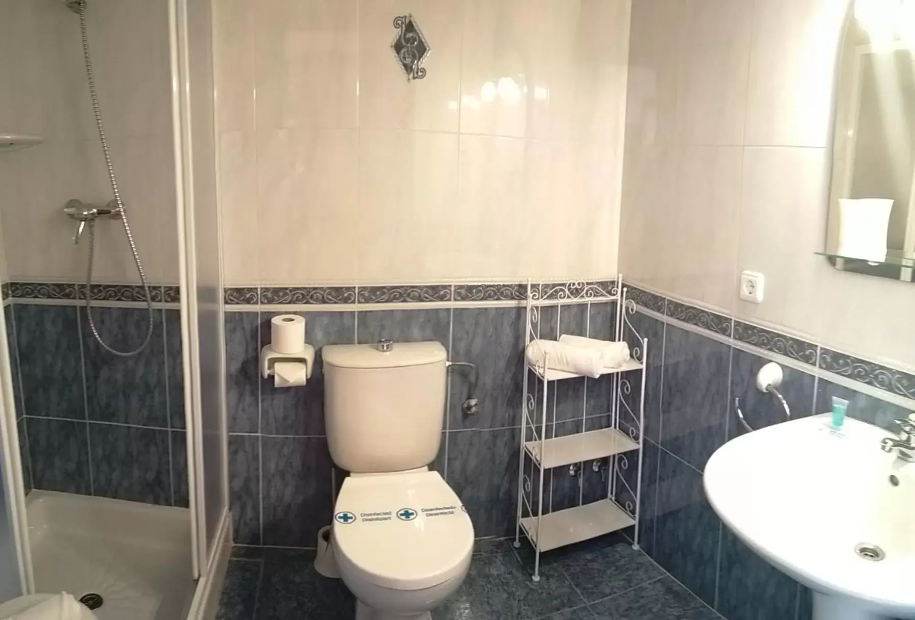 Shower, Bathroom in Hotel Montemar