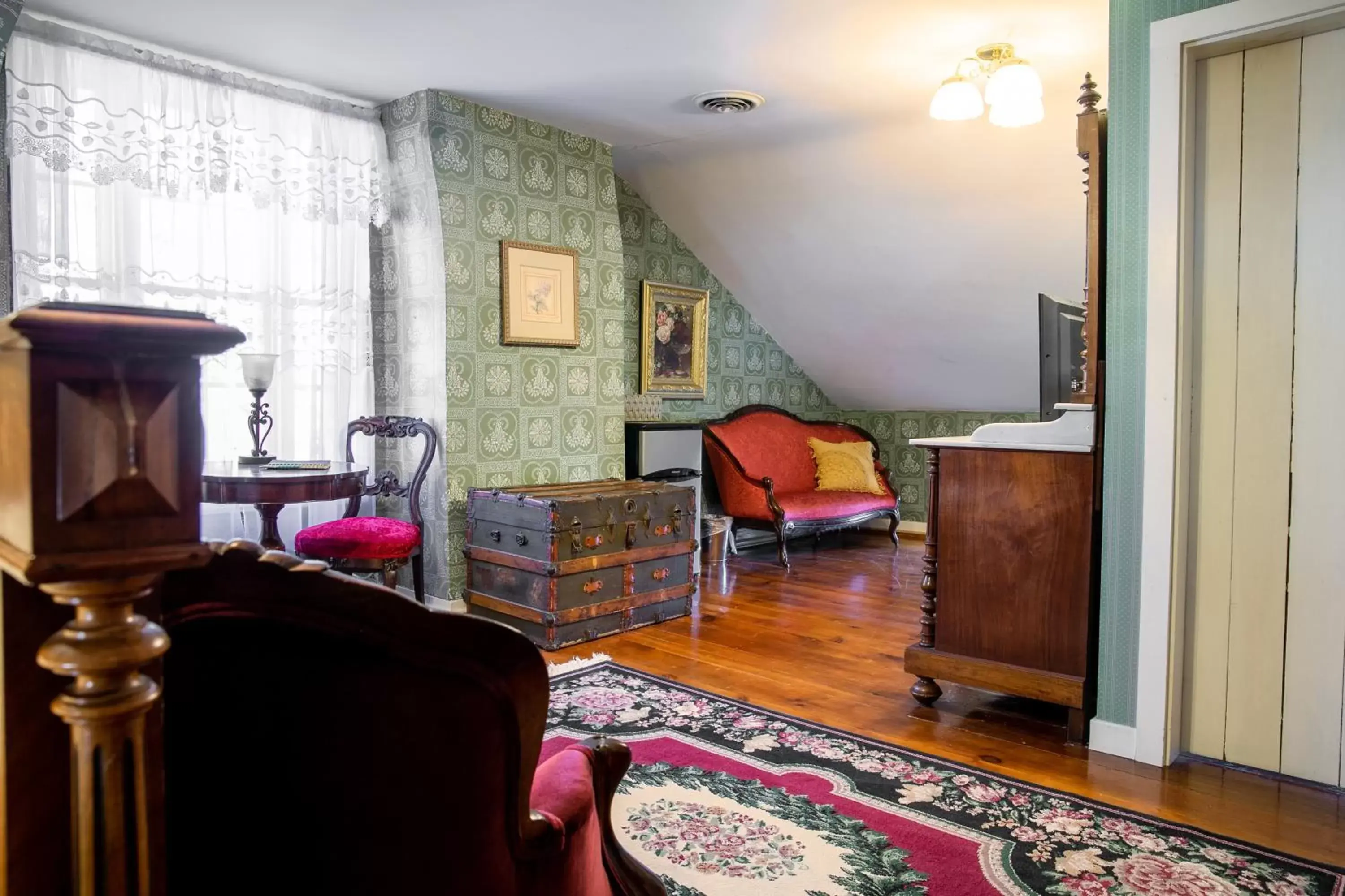 Living room, Seating Area in The Emig Mansion