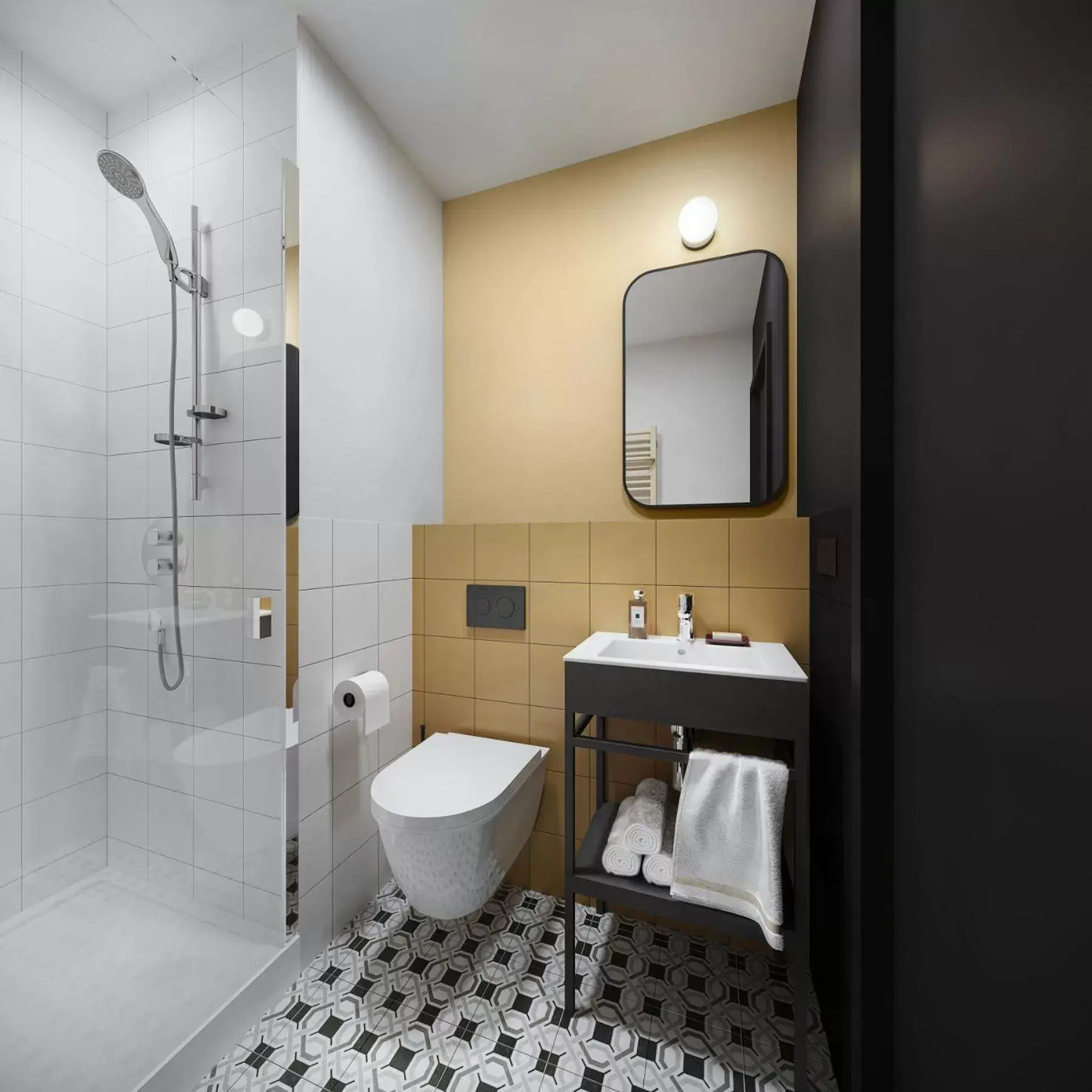 Shower, Bathroom in Arche Hotel Wrocław Airport