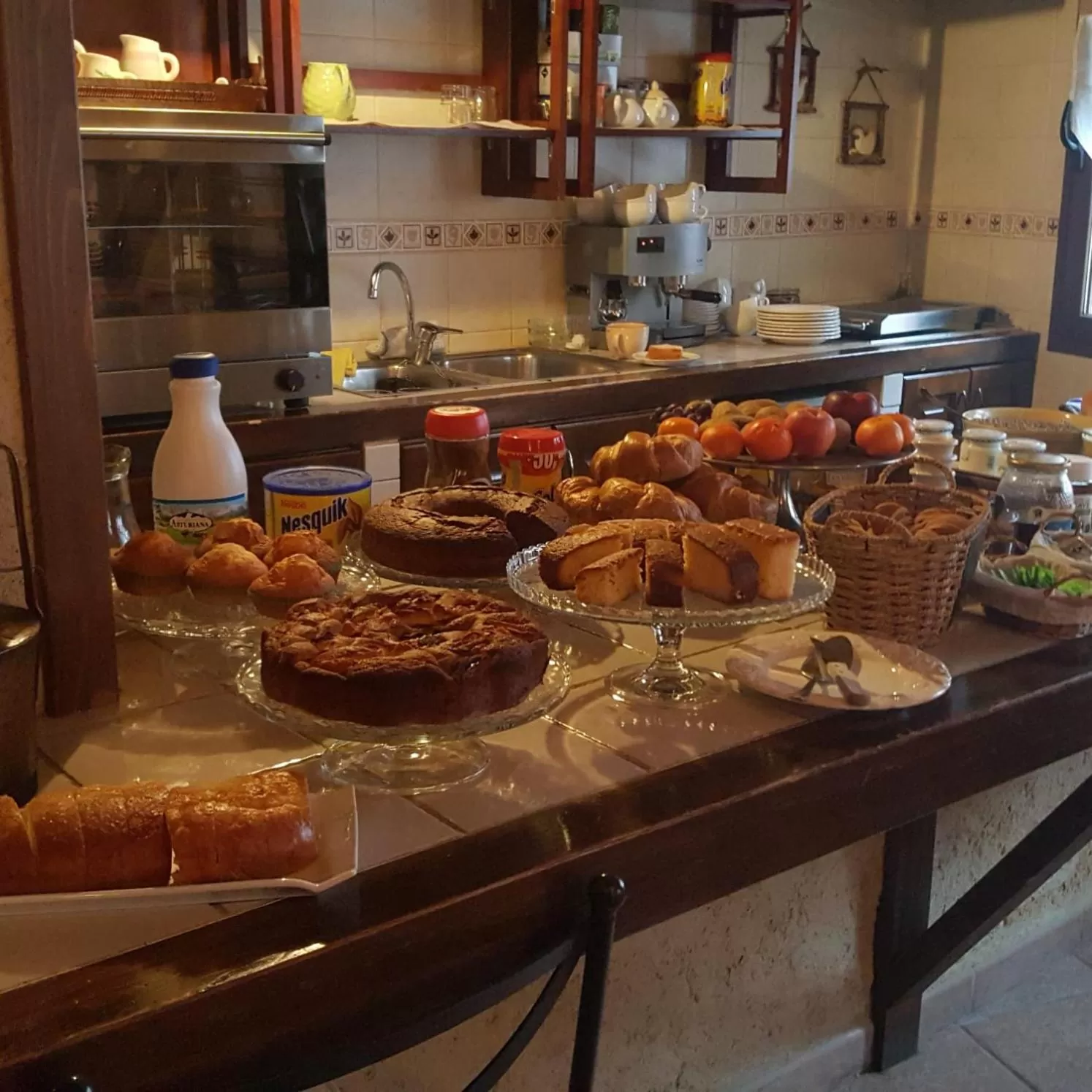 Buffet breakfast in Posada el Campanario