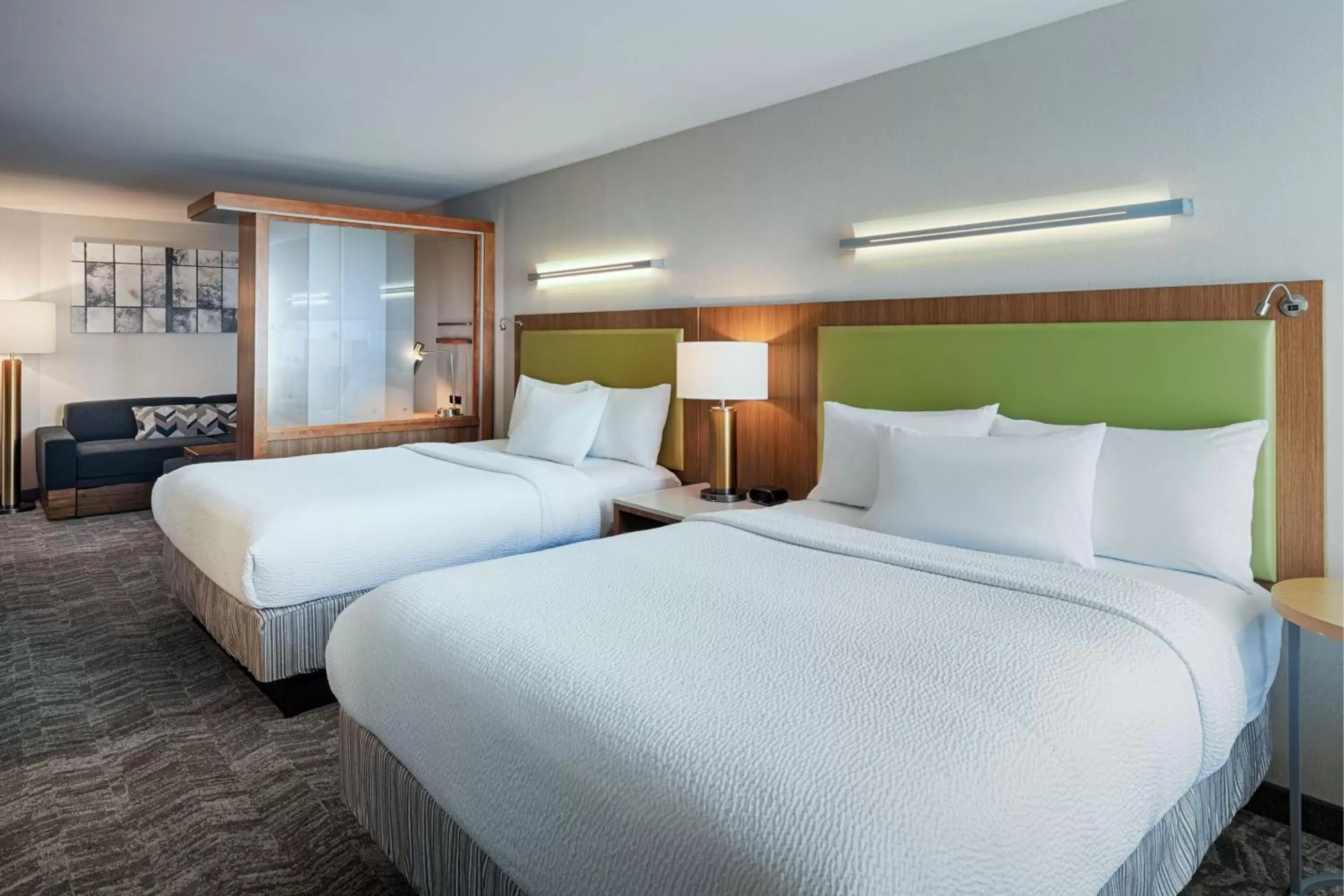 Bedroom, Bed in SpringHill Suites by Marriott Bloomington