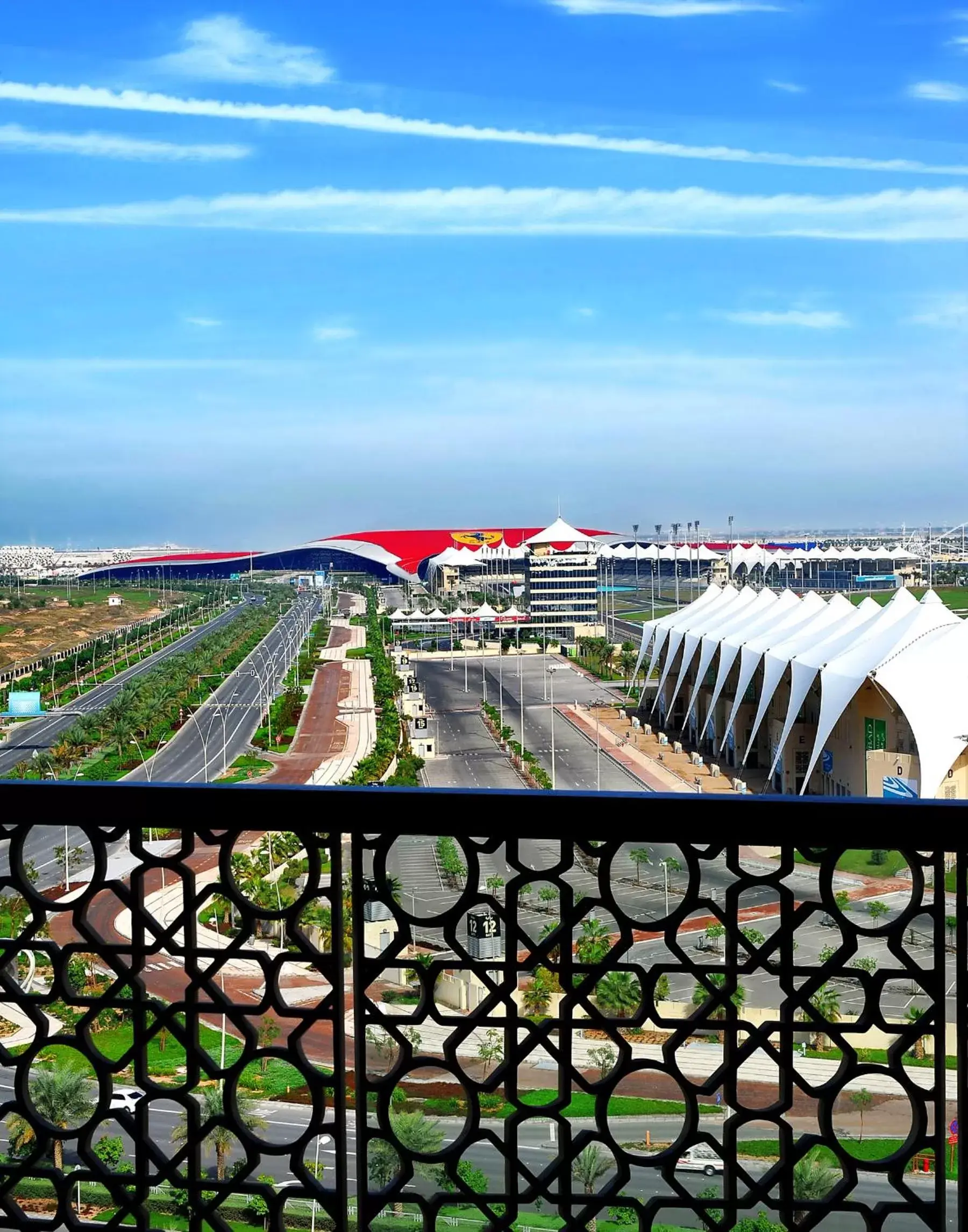 View (from property/room), Balcony/Terrace in Yas Island Rotana Abu Dhabi