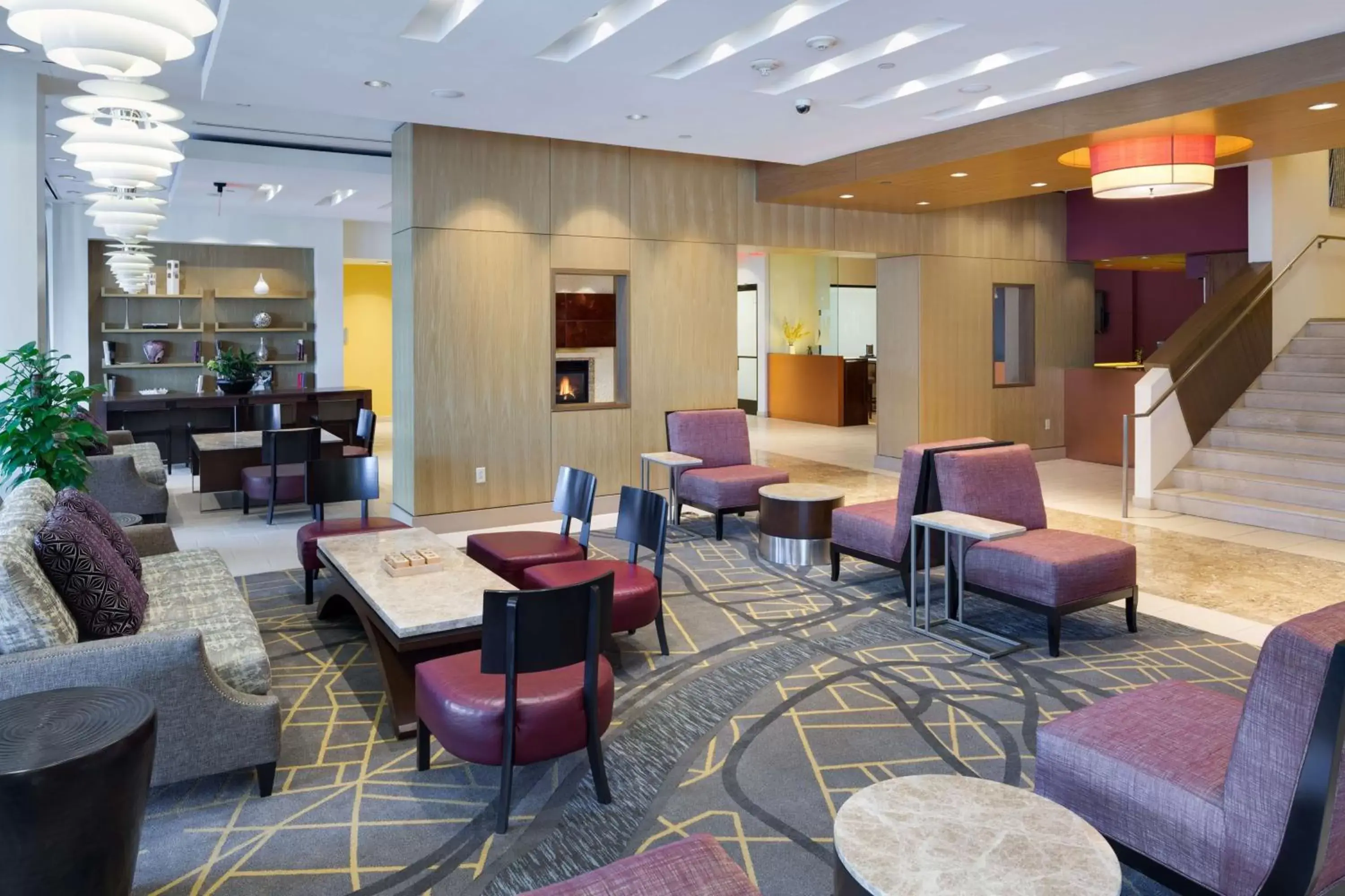 Lobby or reception in Hilton Hartford