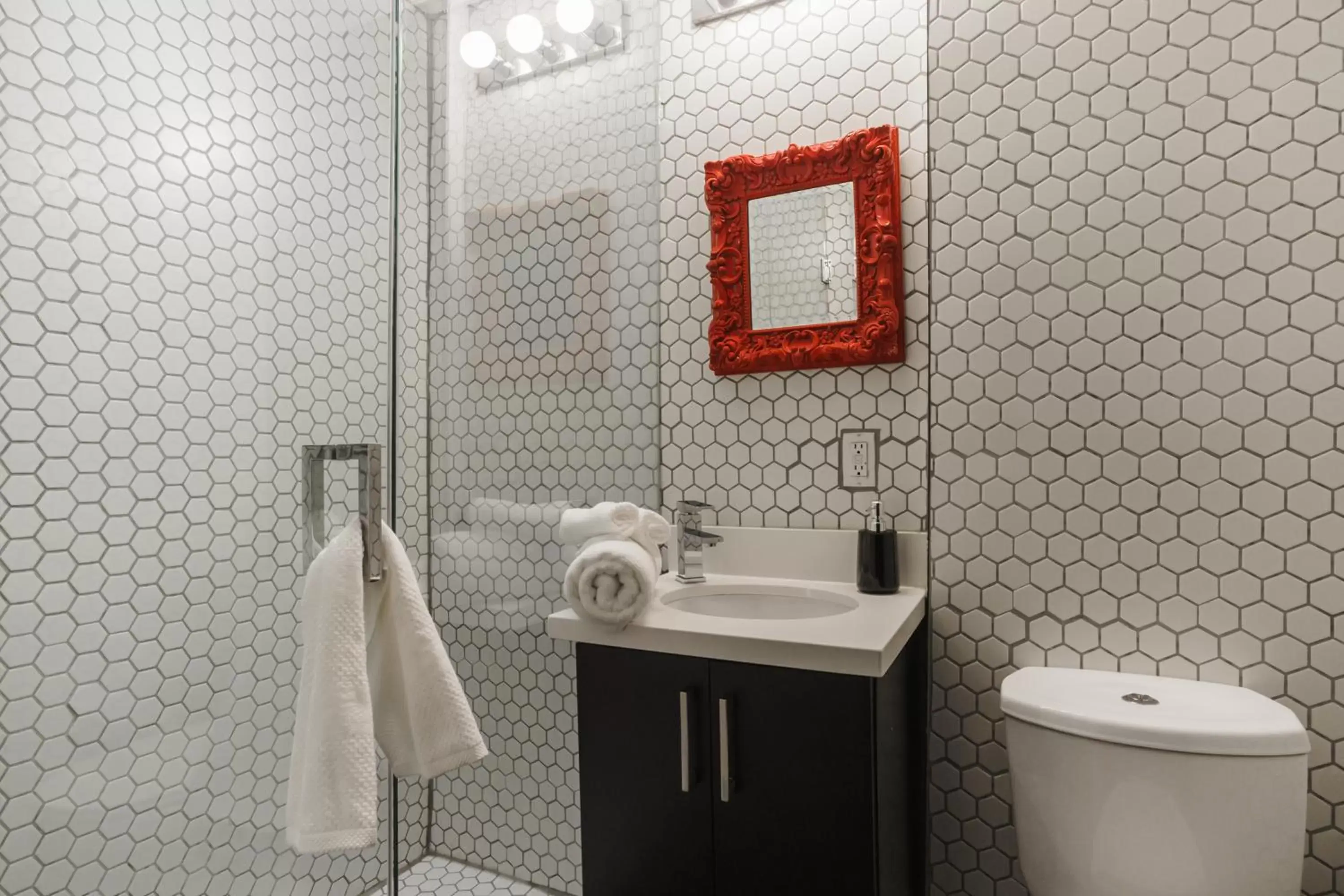 Shower, Bathroom in Queen Street Lofts