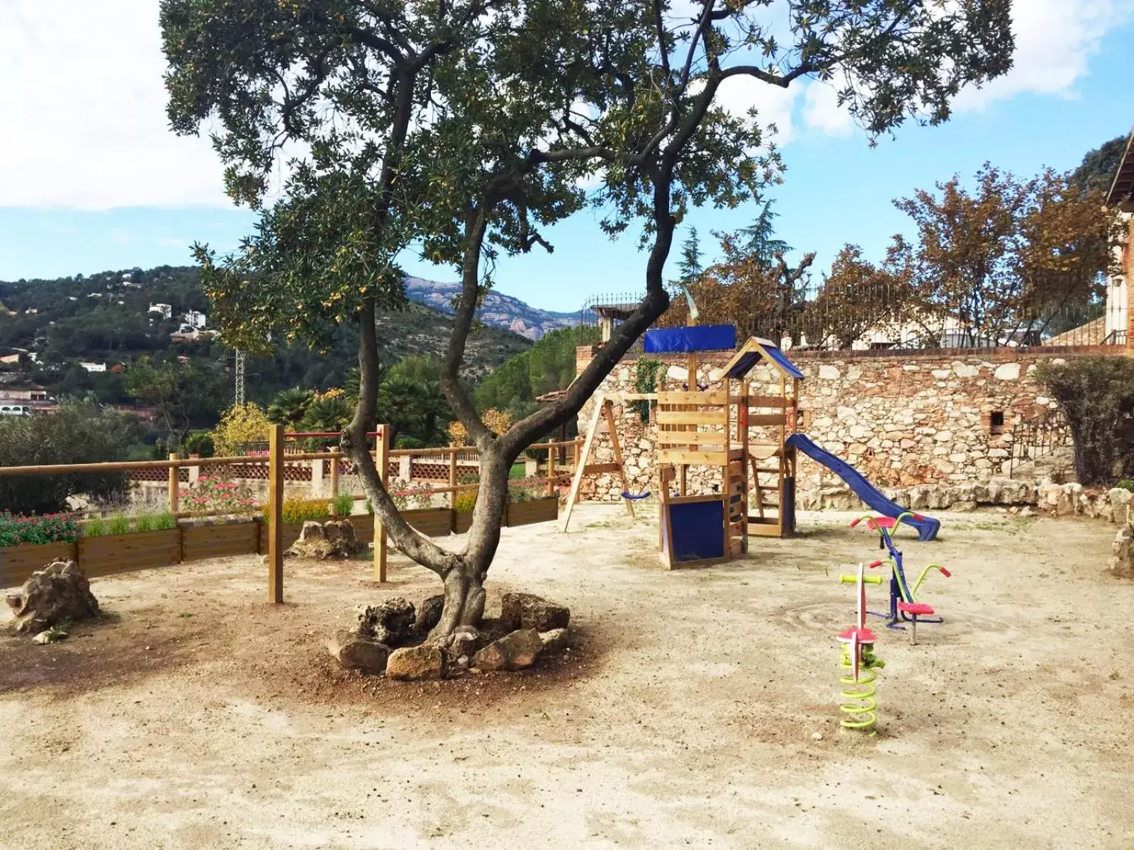 Children play ground, Children's Play Area in Can Borrell