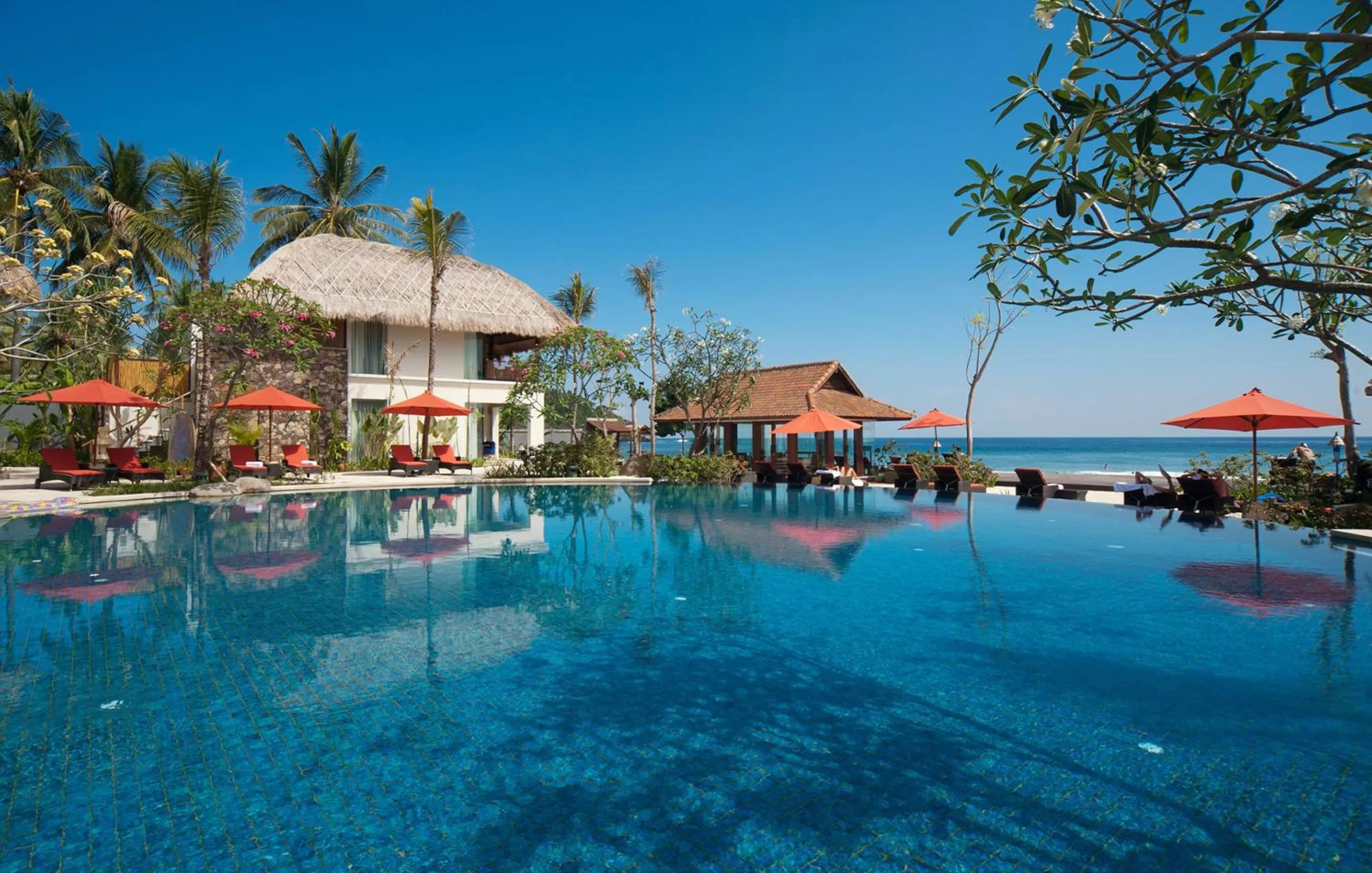 Swimming pool in Sudamala Resort, Senggigi, Lombok