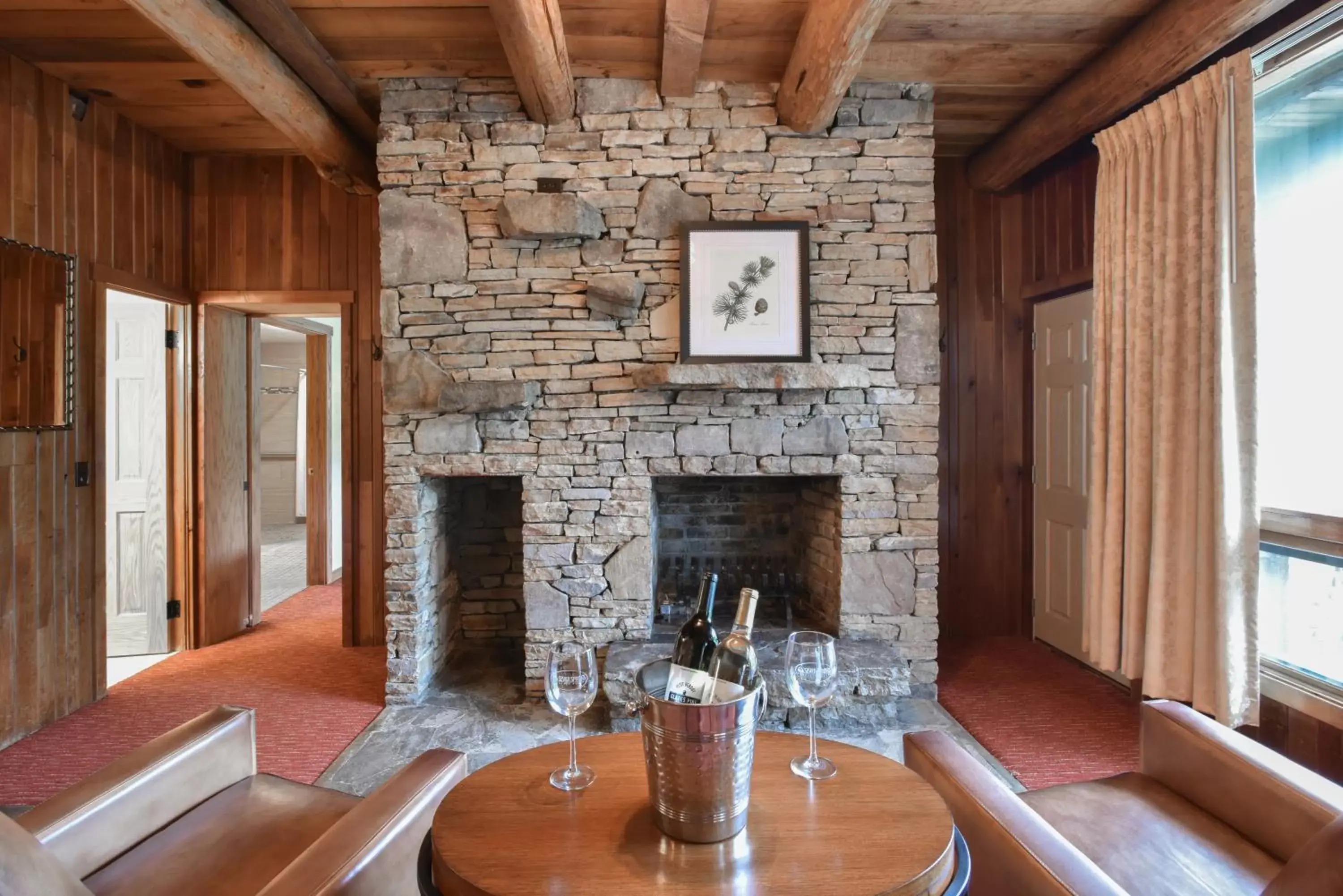 Living room, Seating Area in Slopeside Hotel by Seven Springs Resort