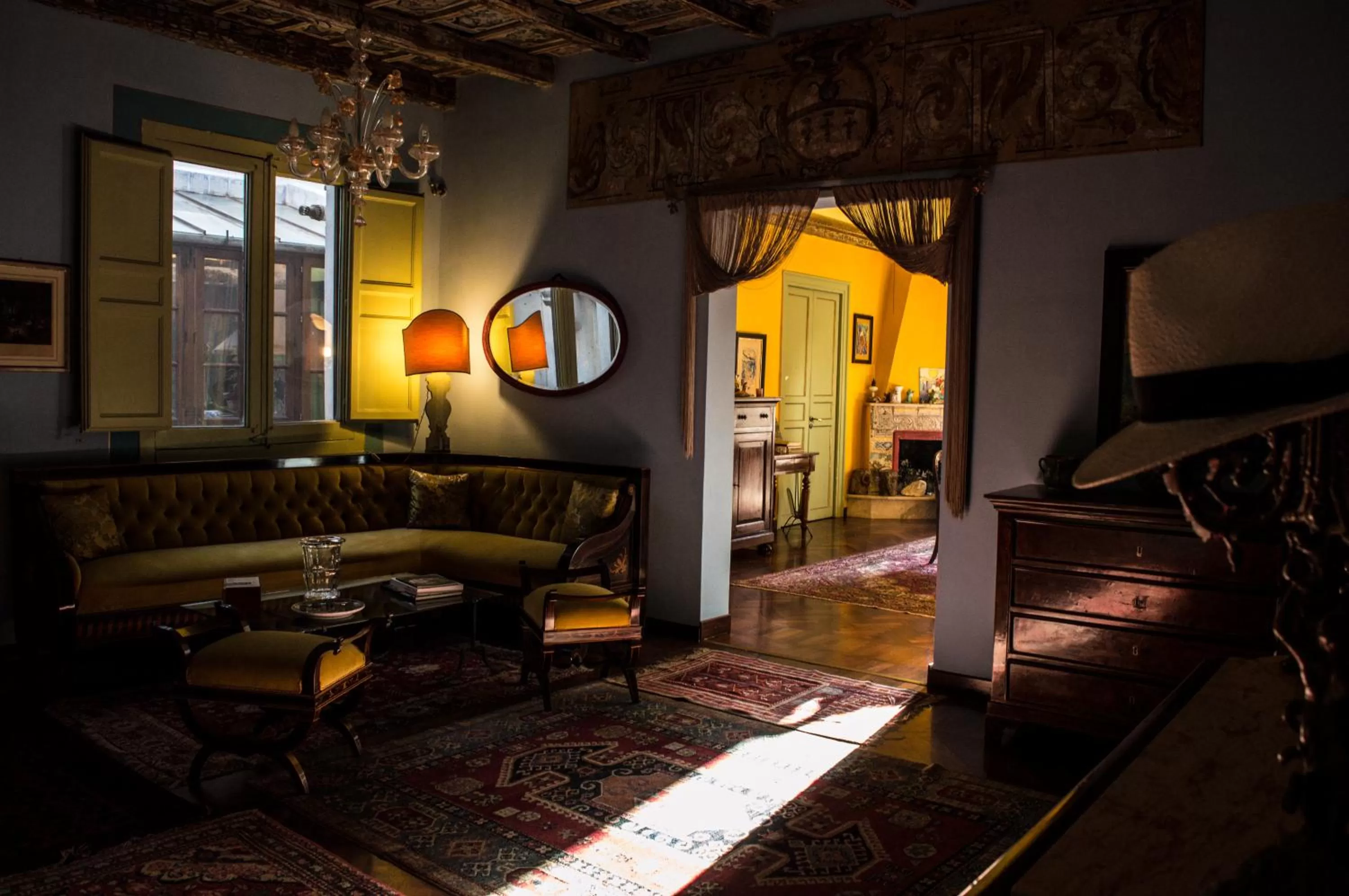 Communal lounge/ TV room in La dimora del genio