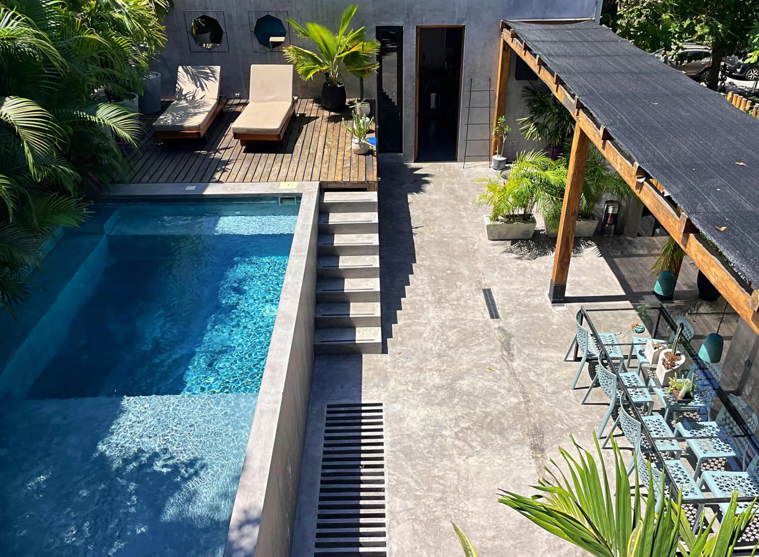 Pool View in LOTE4 - LGBTQ Studios