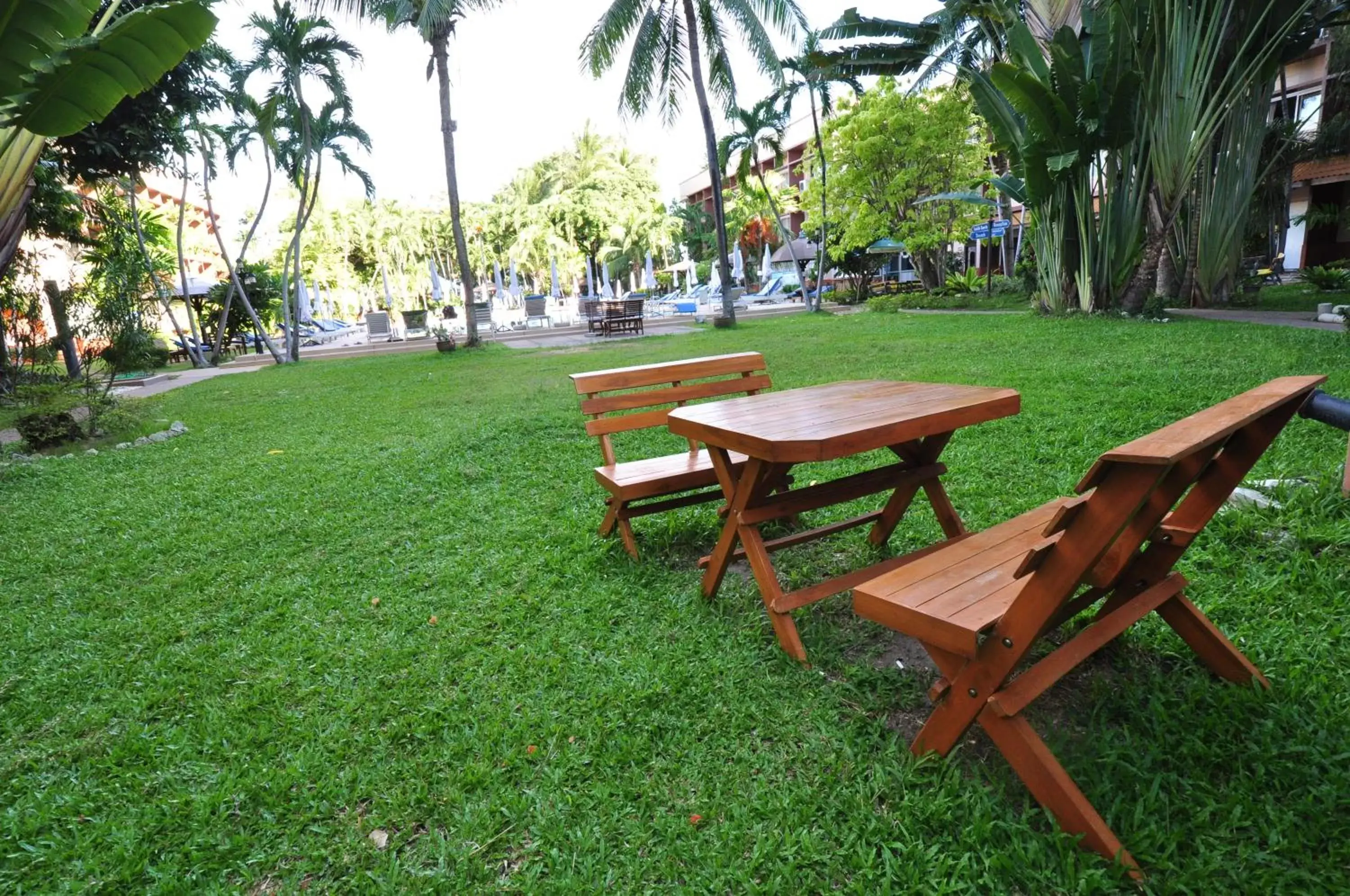 Garden in Basaya Beach Hotel & Resort