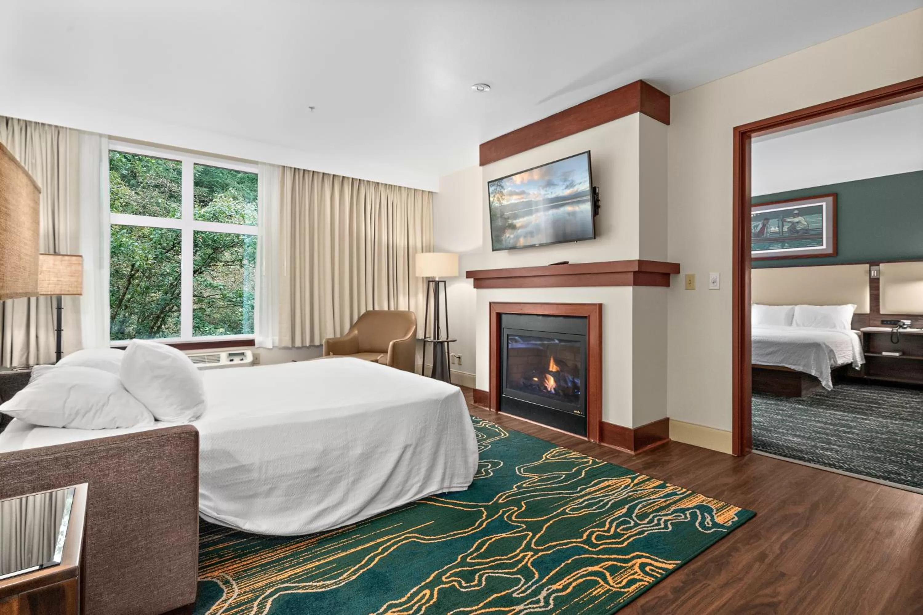 Bed in Lucky Eagle Casino & Hotel (Washington)