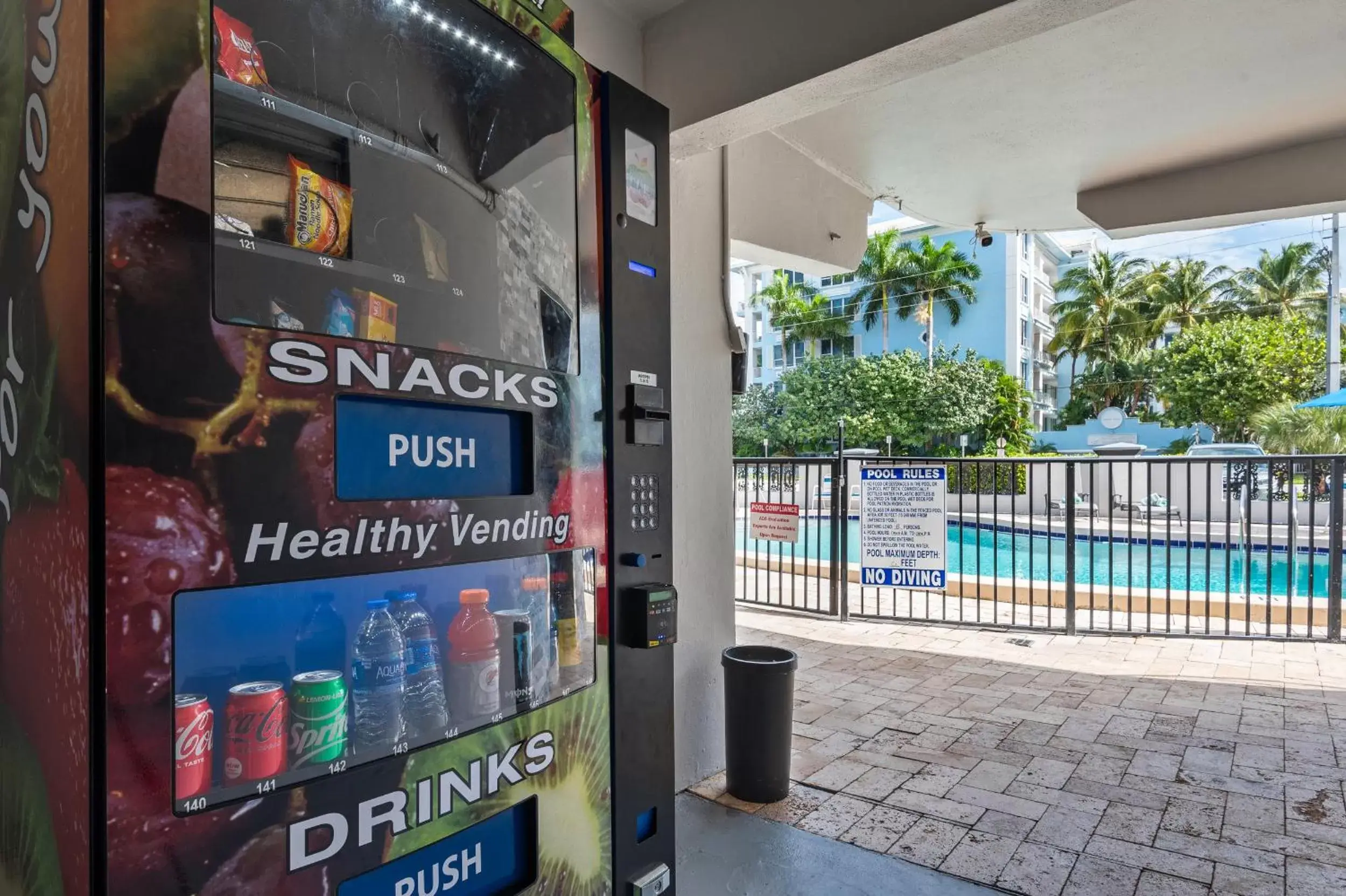 vending machine, Pool View in Avalon Resort of Deerfield Beach