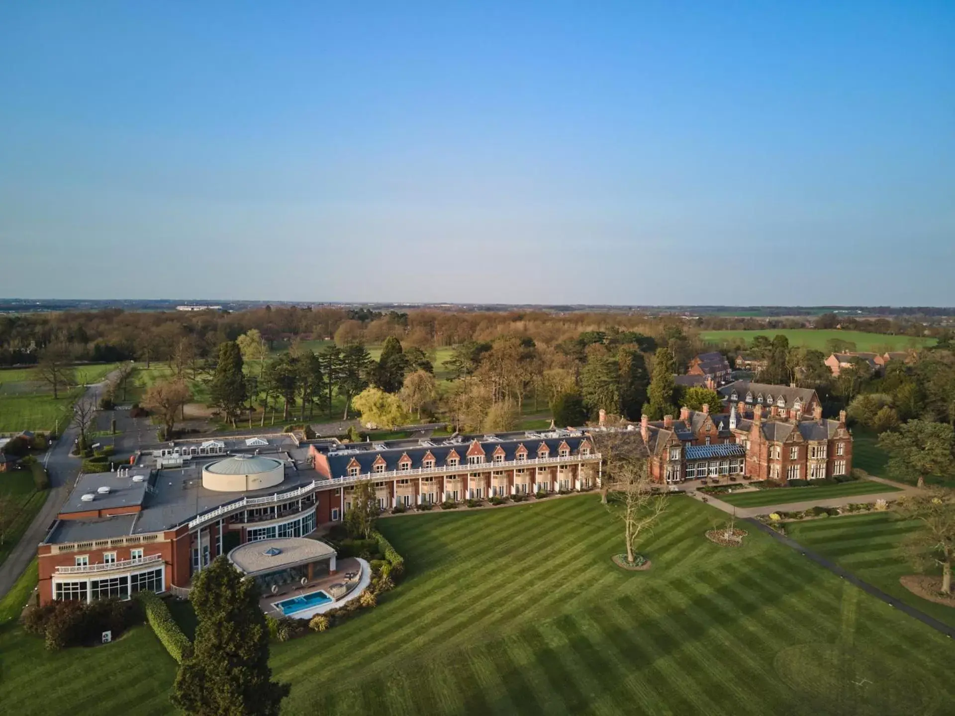 View (from property/room), Bird's-eye View in Rockliffe Hall Hotel Golf & Spa