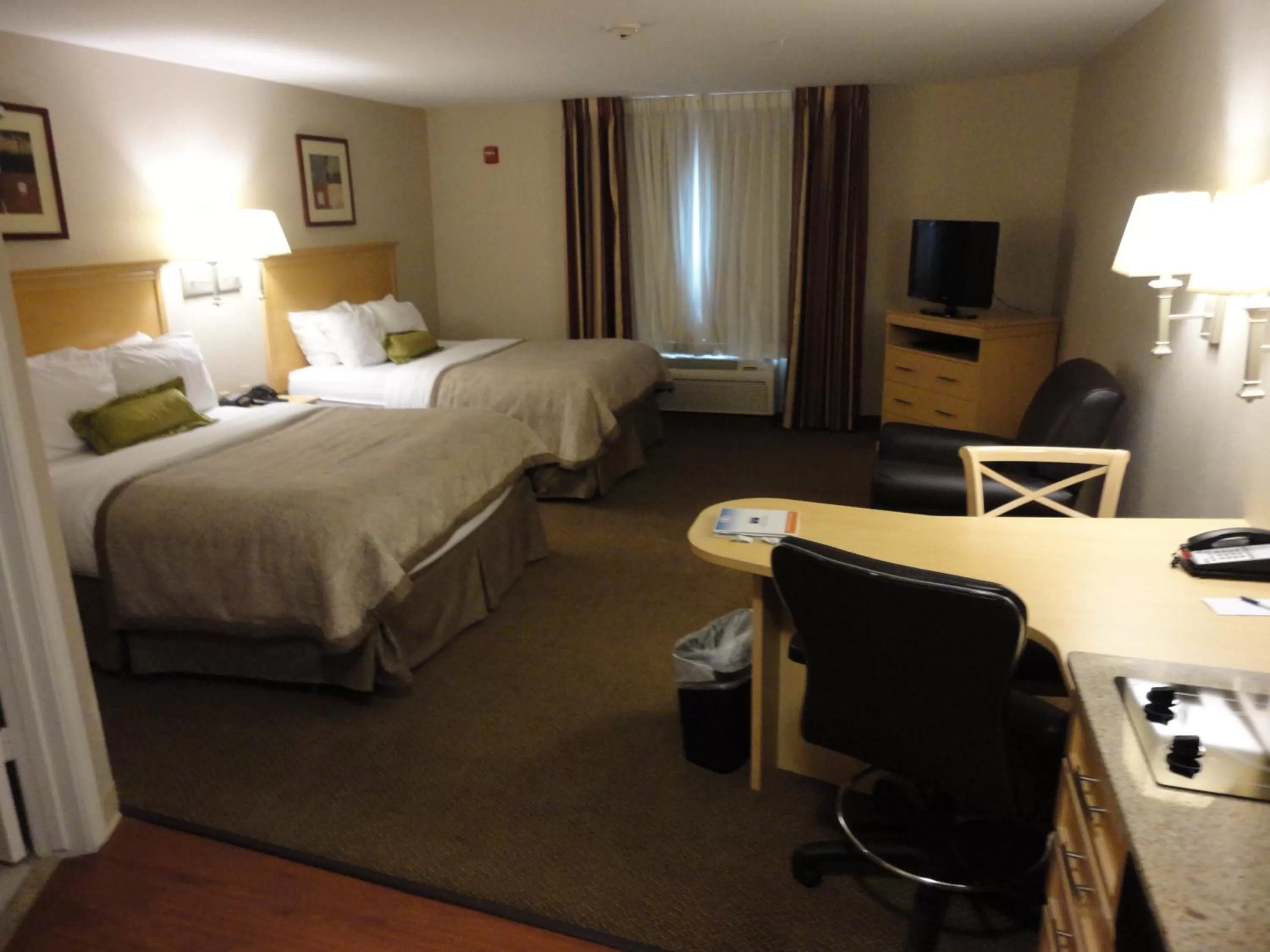 Double Studio with Roll-In Shower - Disability Access in Candlewood Suites Houston The Woodlands, an IHG Hotel