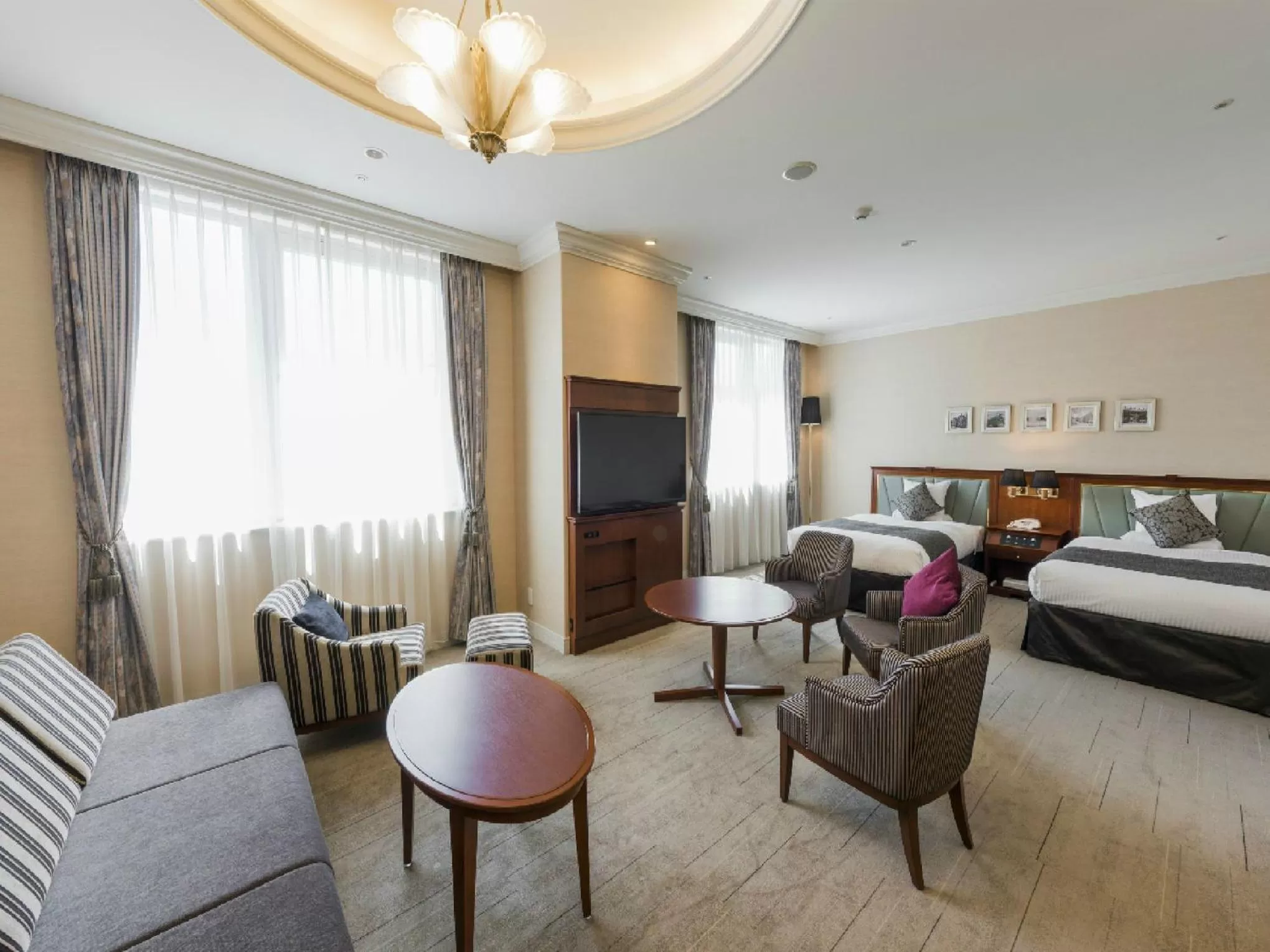 Photo of the whole room, Bed in HOTEL MYSTAYS Sapporo Aspen