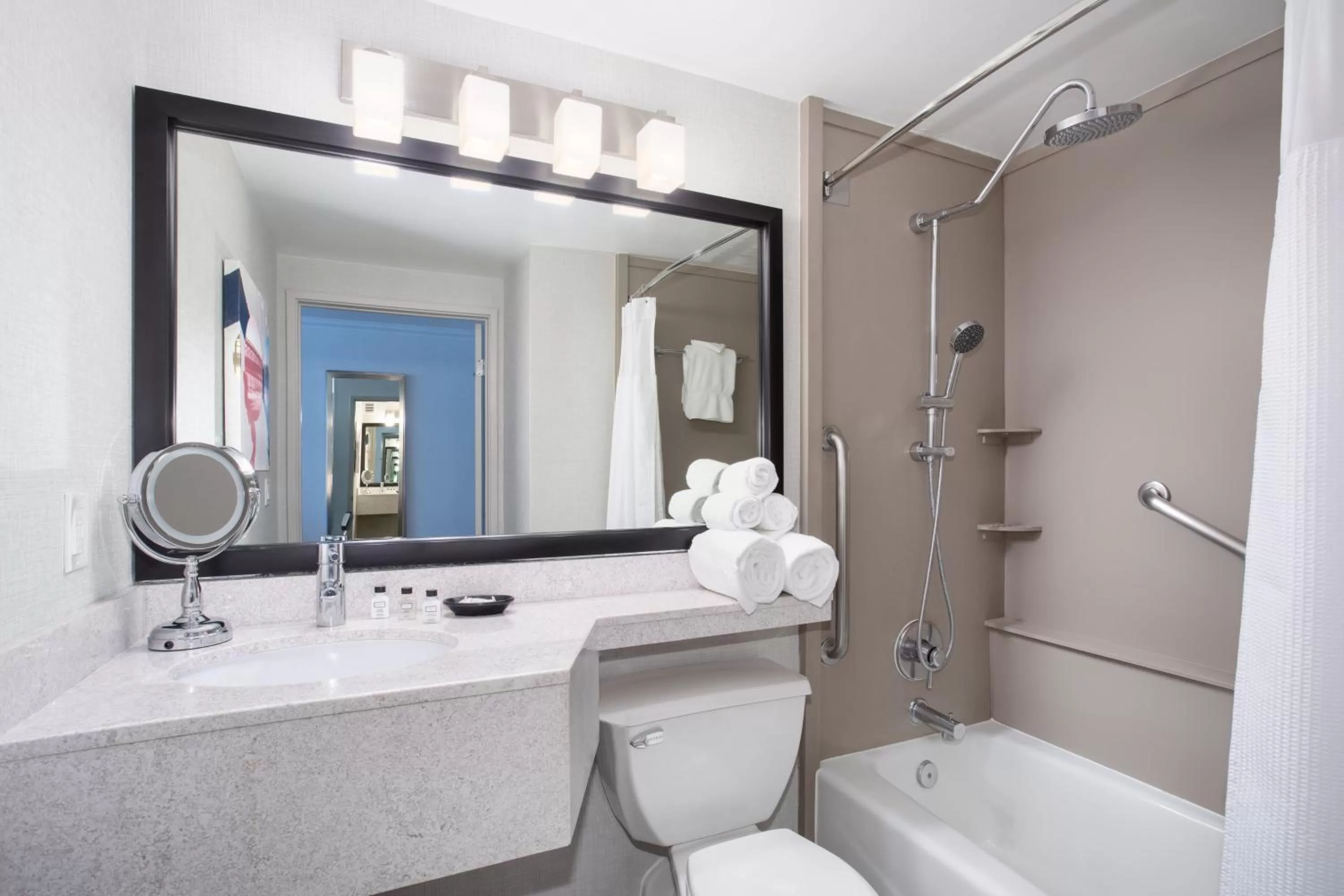 Bathroom in Crowne Plaza Costa Mesa Orange County by IHG