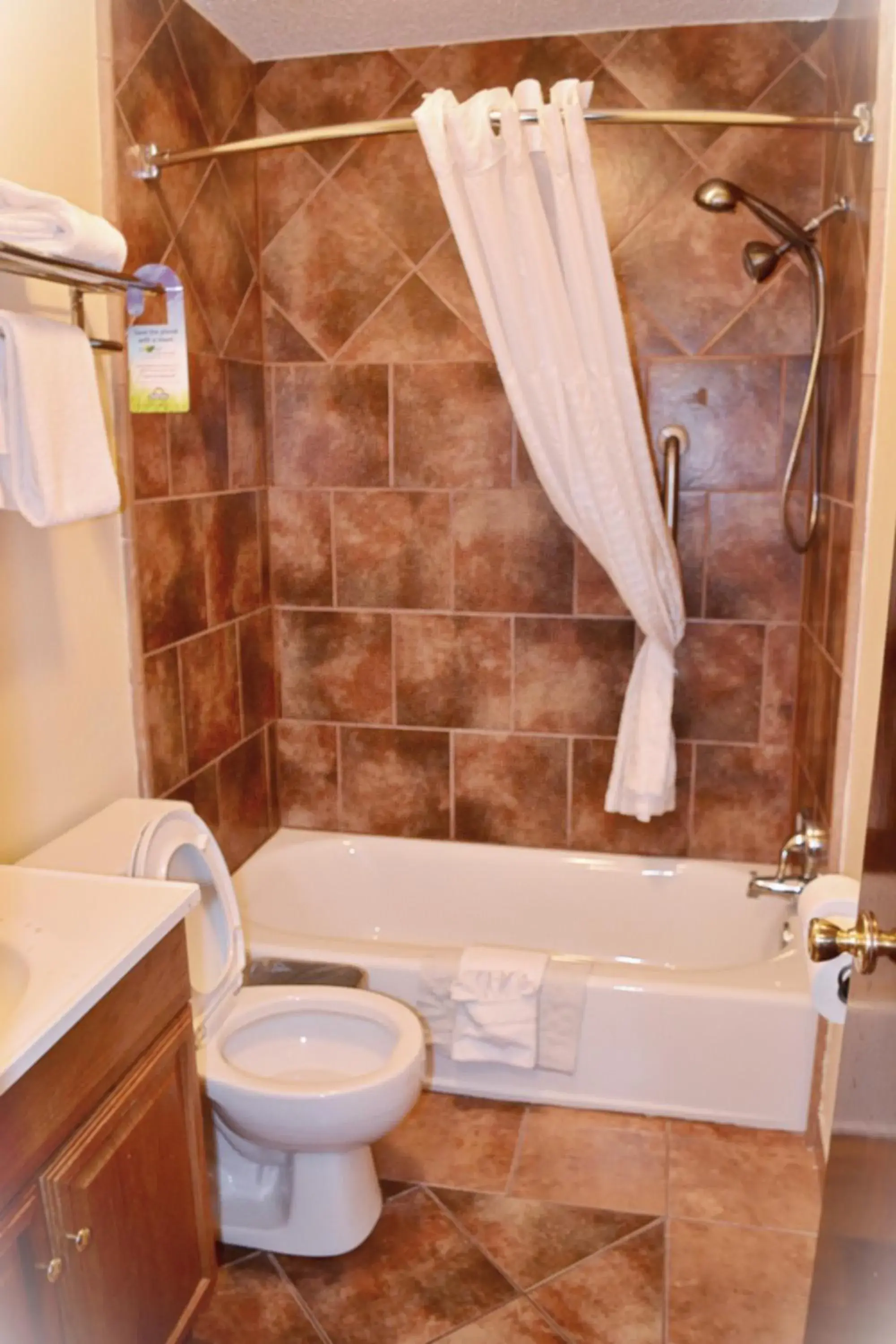 Shower, Bathroom in Days Inn by Wyndham Jacksonville NC