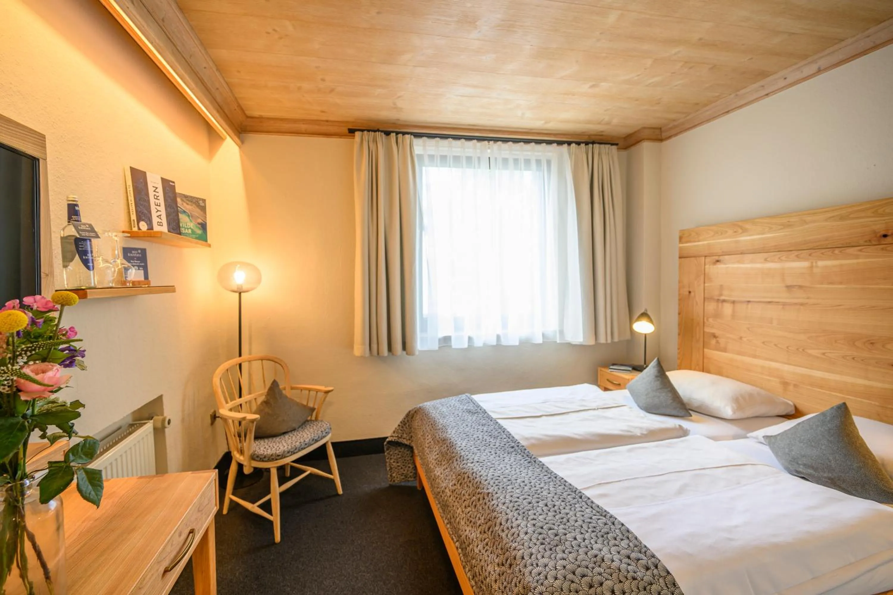 Photo of the whole room, Bed in Biohotel Garmischer Hof