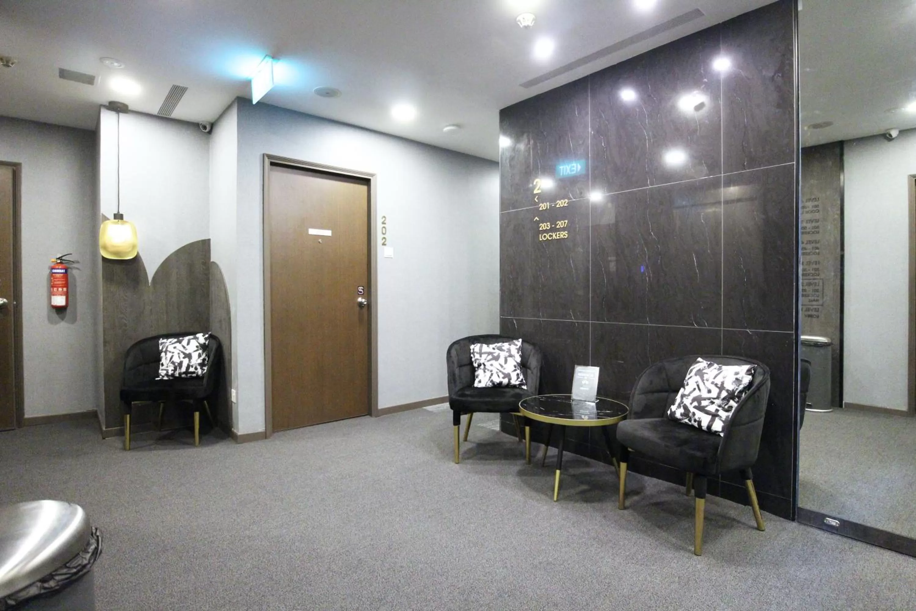 Seating area in ST Signature Bugis Beach