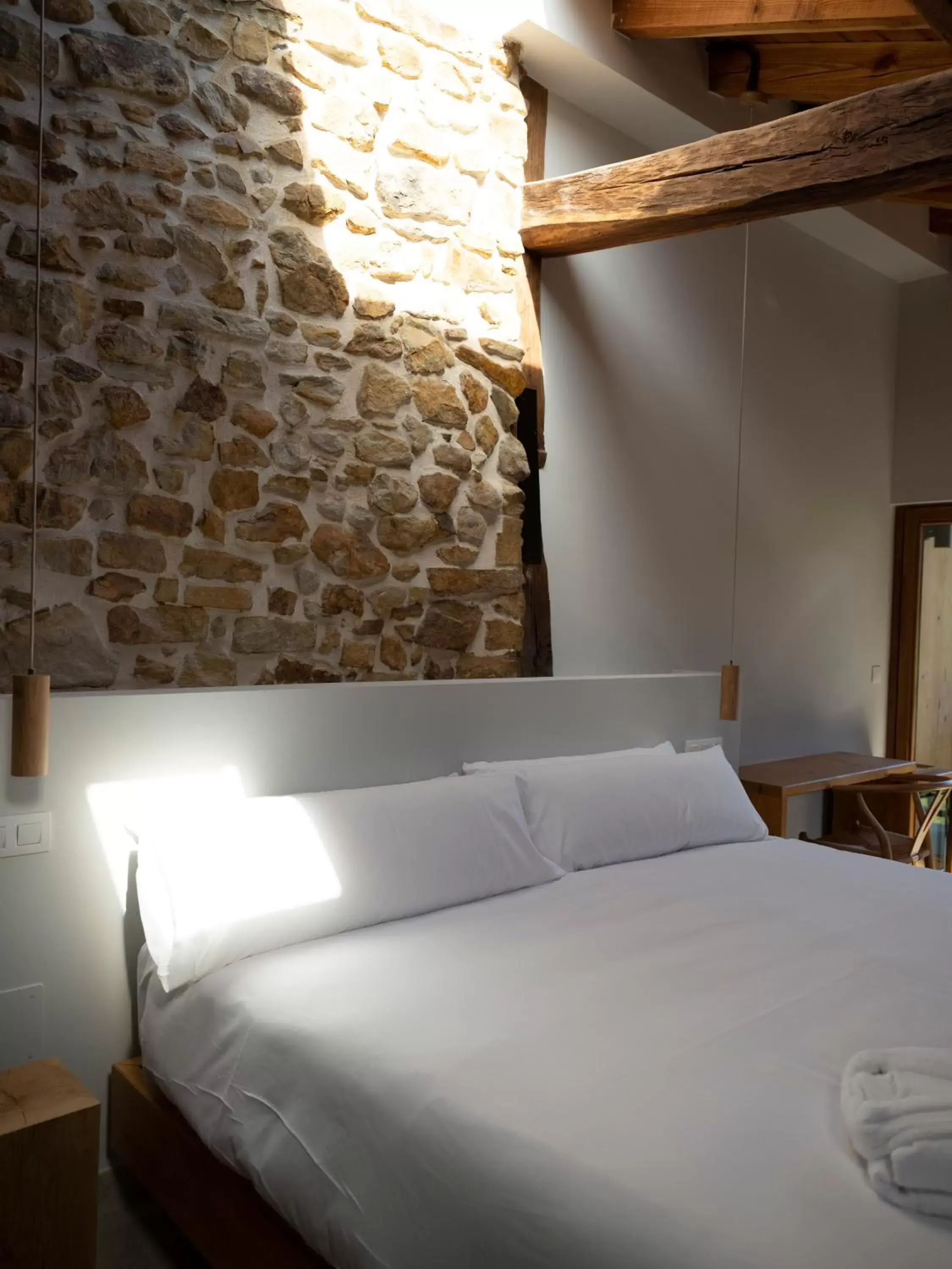 Bed in Hotel Nafarrola