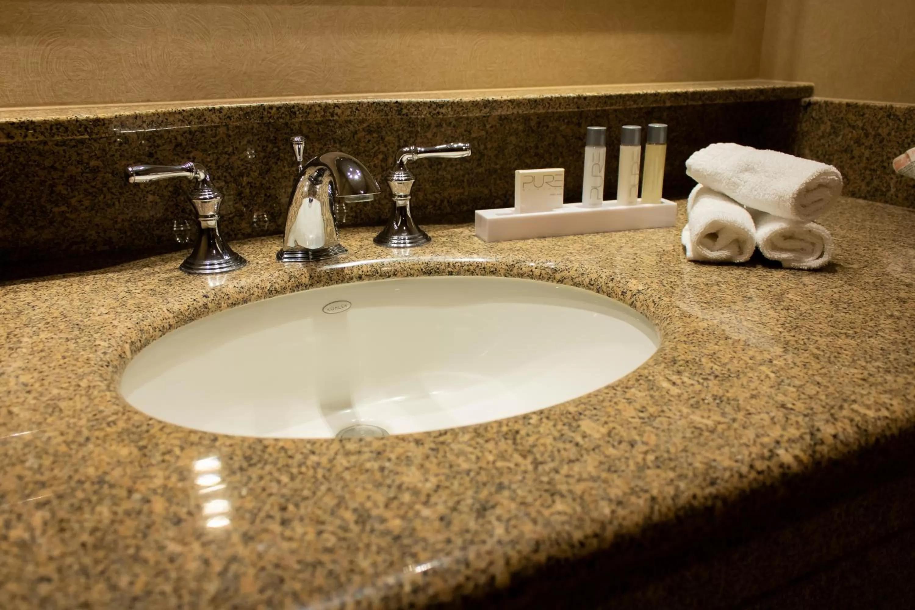 Bathroom in Isle Casino Hotel Waterloo, A Caesars Destination