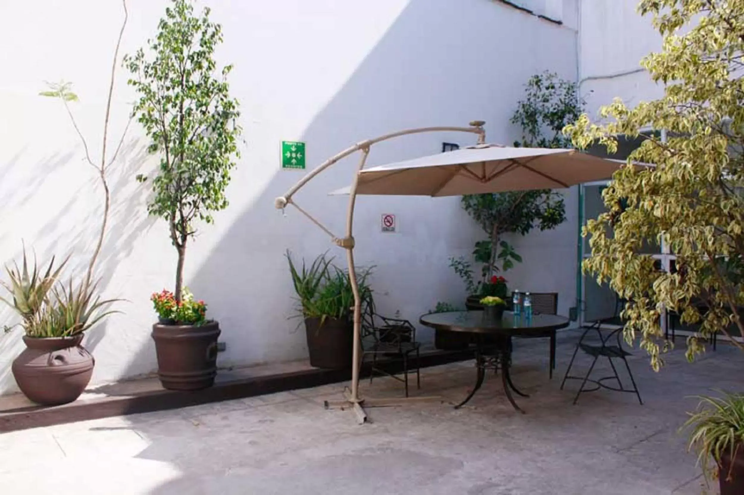 Patio in Hotel Río