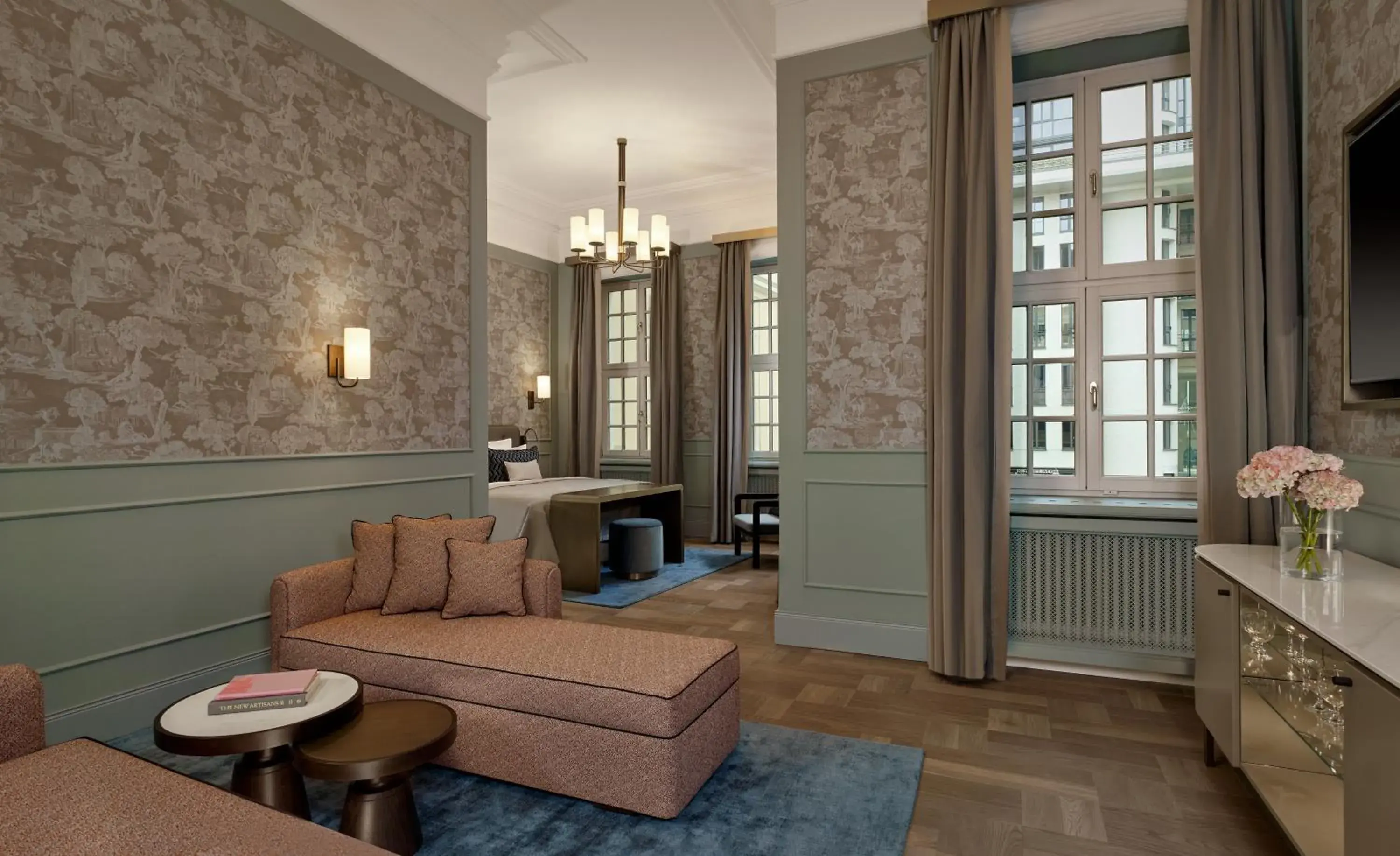 Living room, Seating Area in Kempinski Hotel Taschenbergpalais Dresden