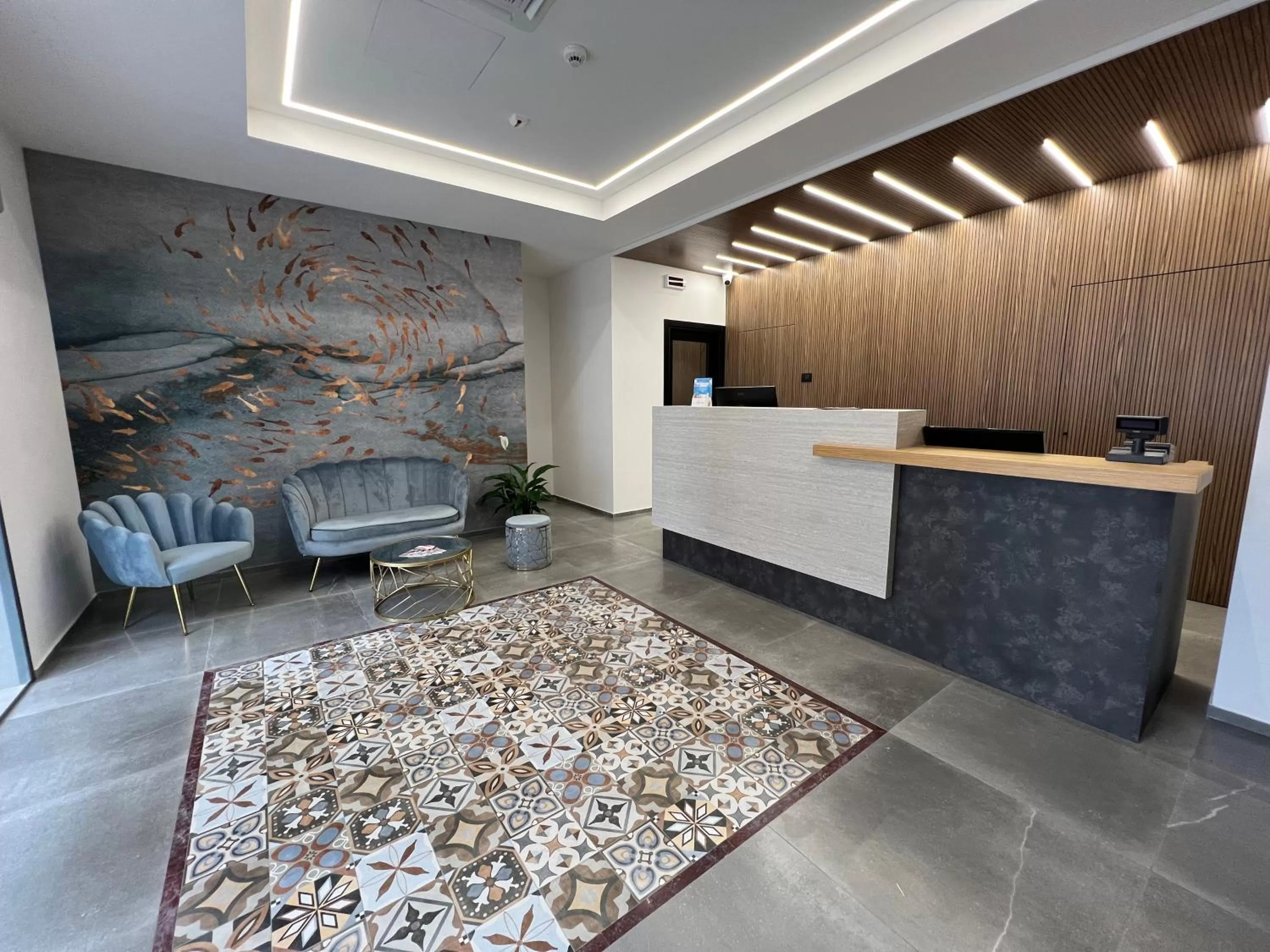 Lobby or reception in RoccaRegina Hotel