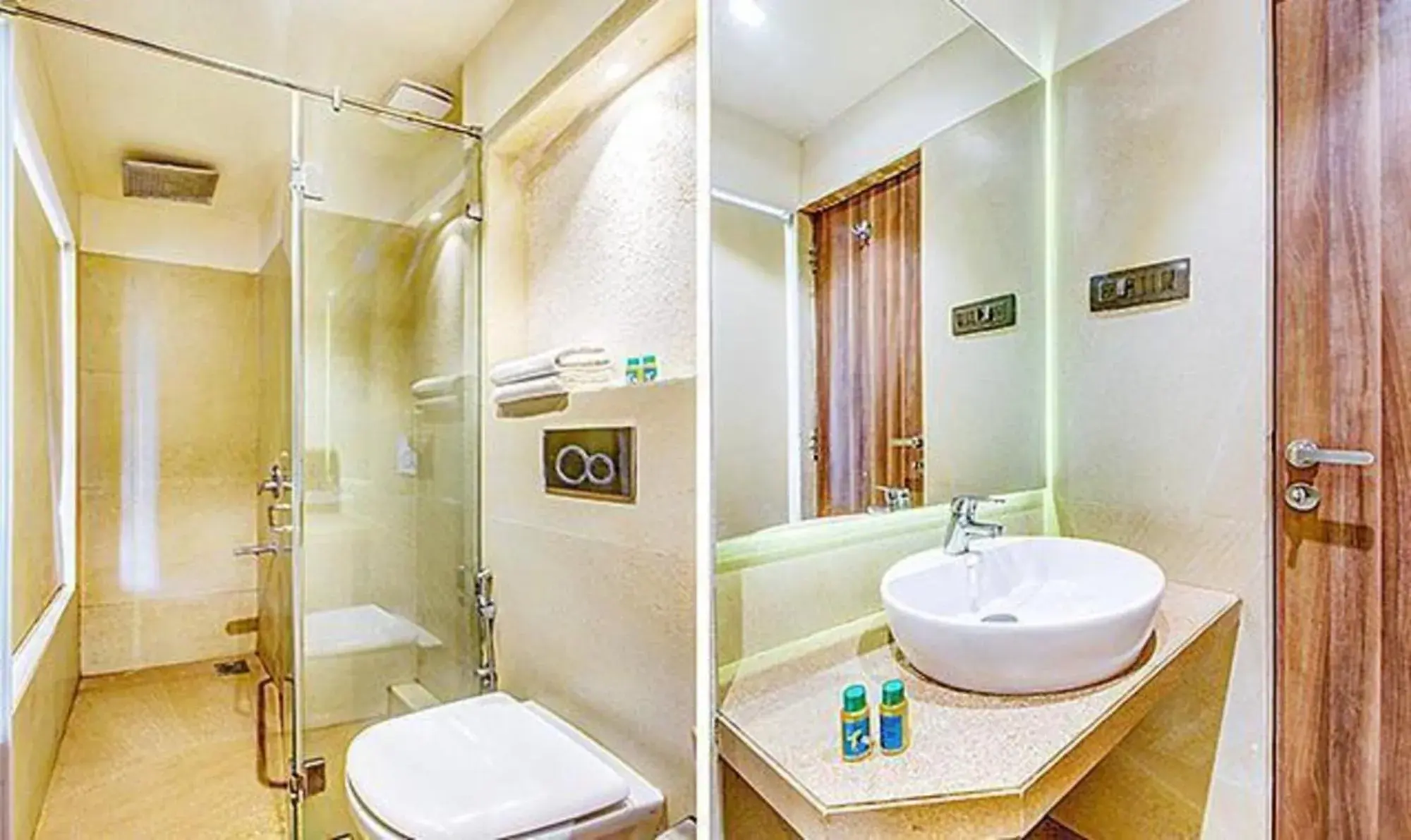 Bathroom in Treebo Trend Supreme Grand 500 Mtrs From Calangute Beach