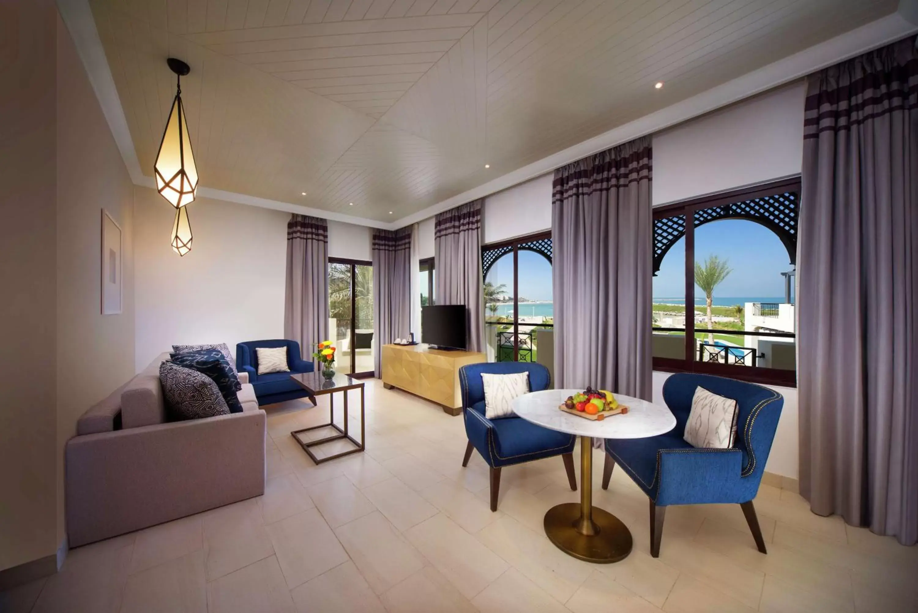 Living room, Seating Area in Hilton Ras Al Khaimah Beach Resort