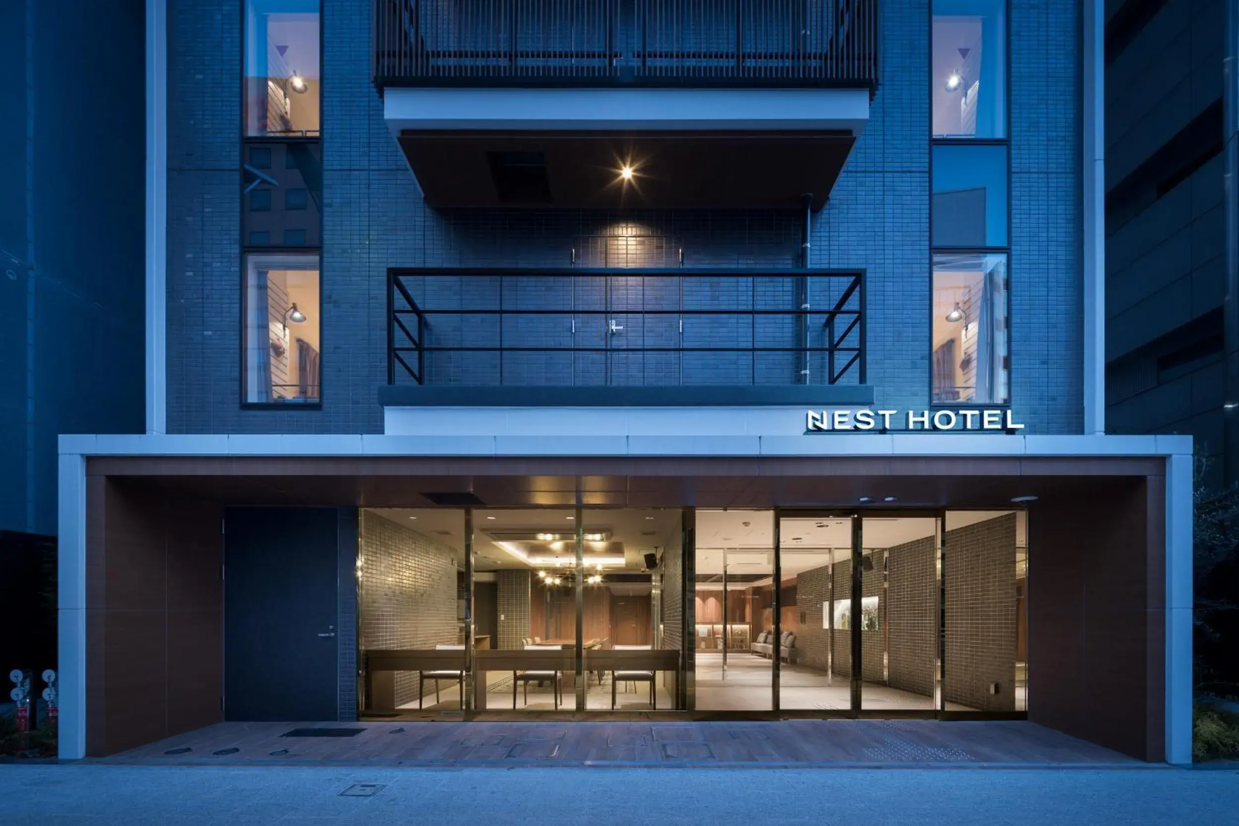 Facade/entrance in Nest Hotel Hiroshima Hatchobori