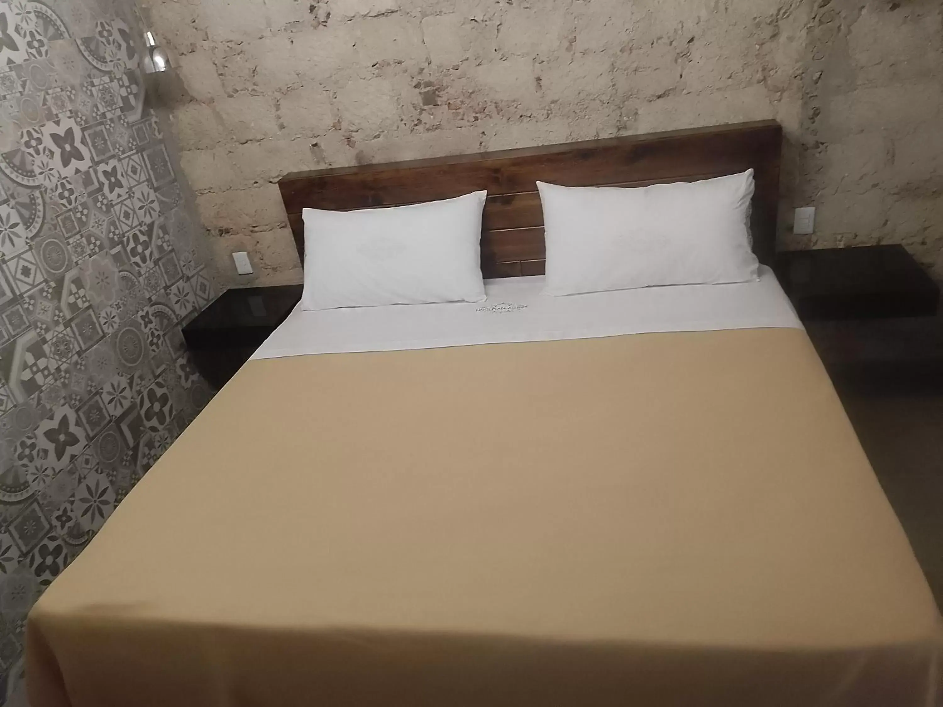 Bed in Hotel Sonno Plaza Allende