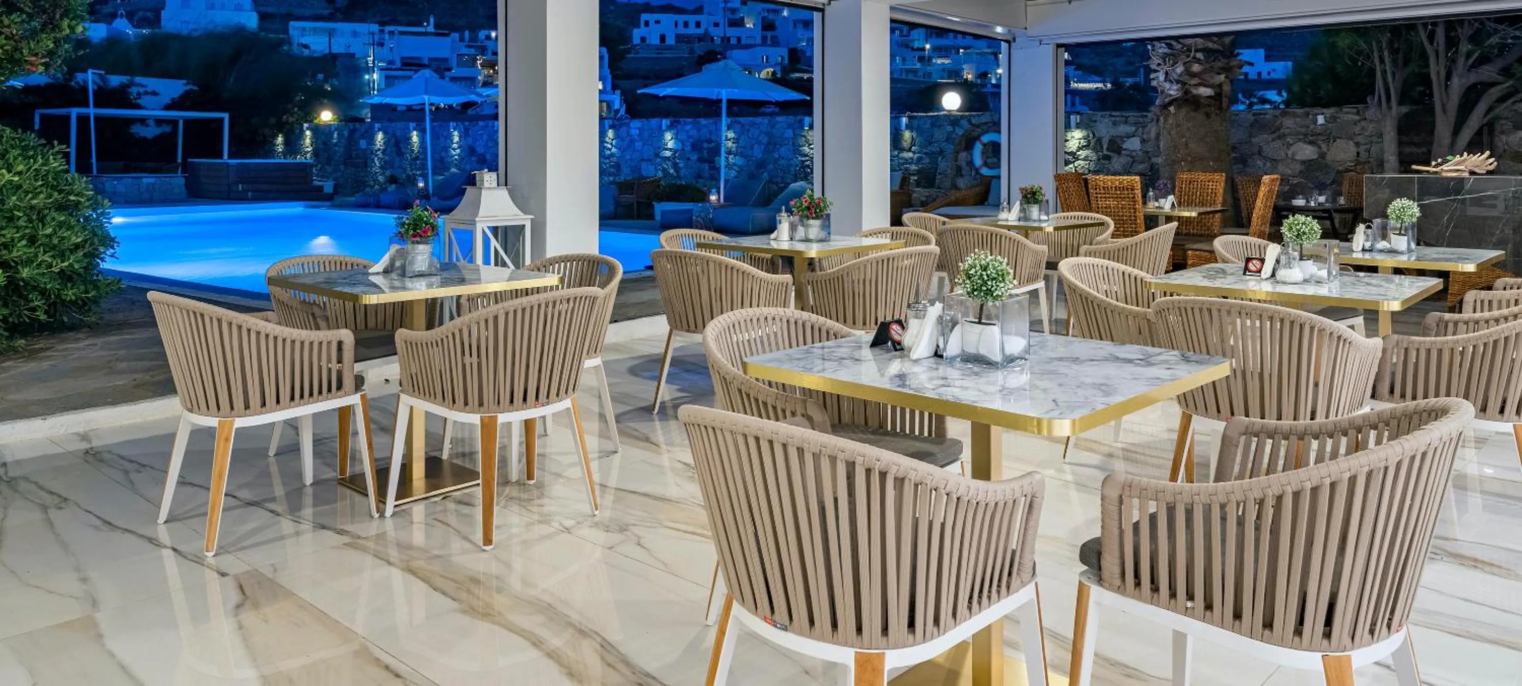 Restaurant/places to eat in Dionysos Luxury Hotel Mykonos