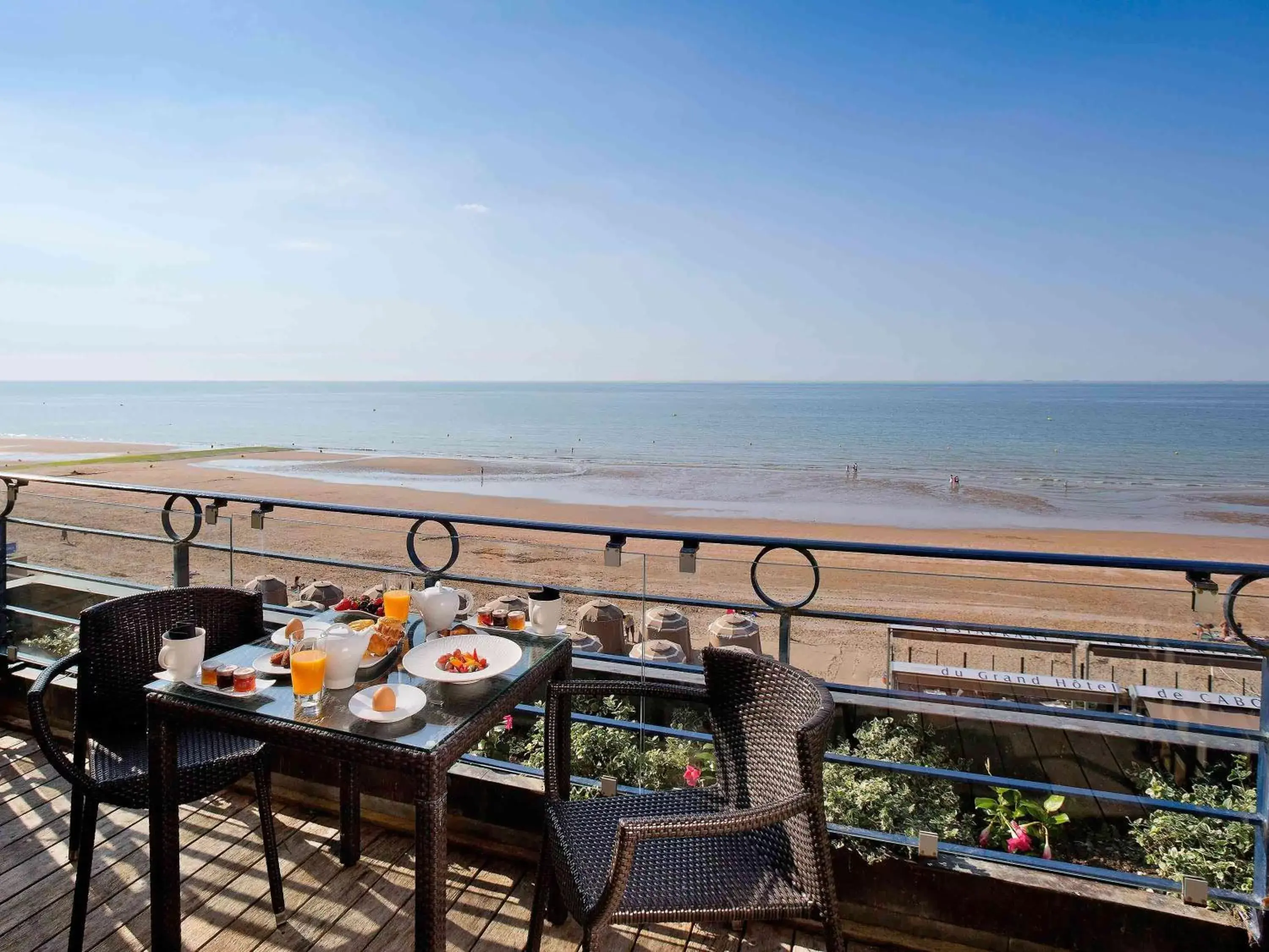 Balcony/Terrace in Le Grand Hotel de Cabourg - MGallery Hotel Collection