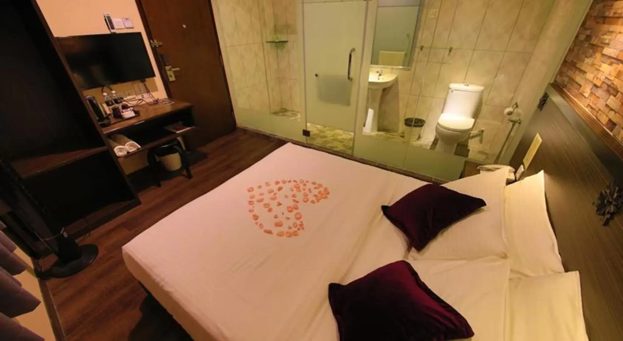 Bed in Apple Hotel Penang